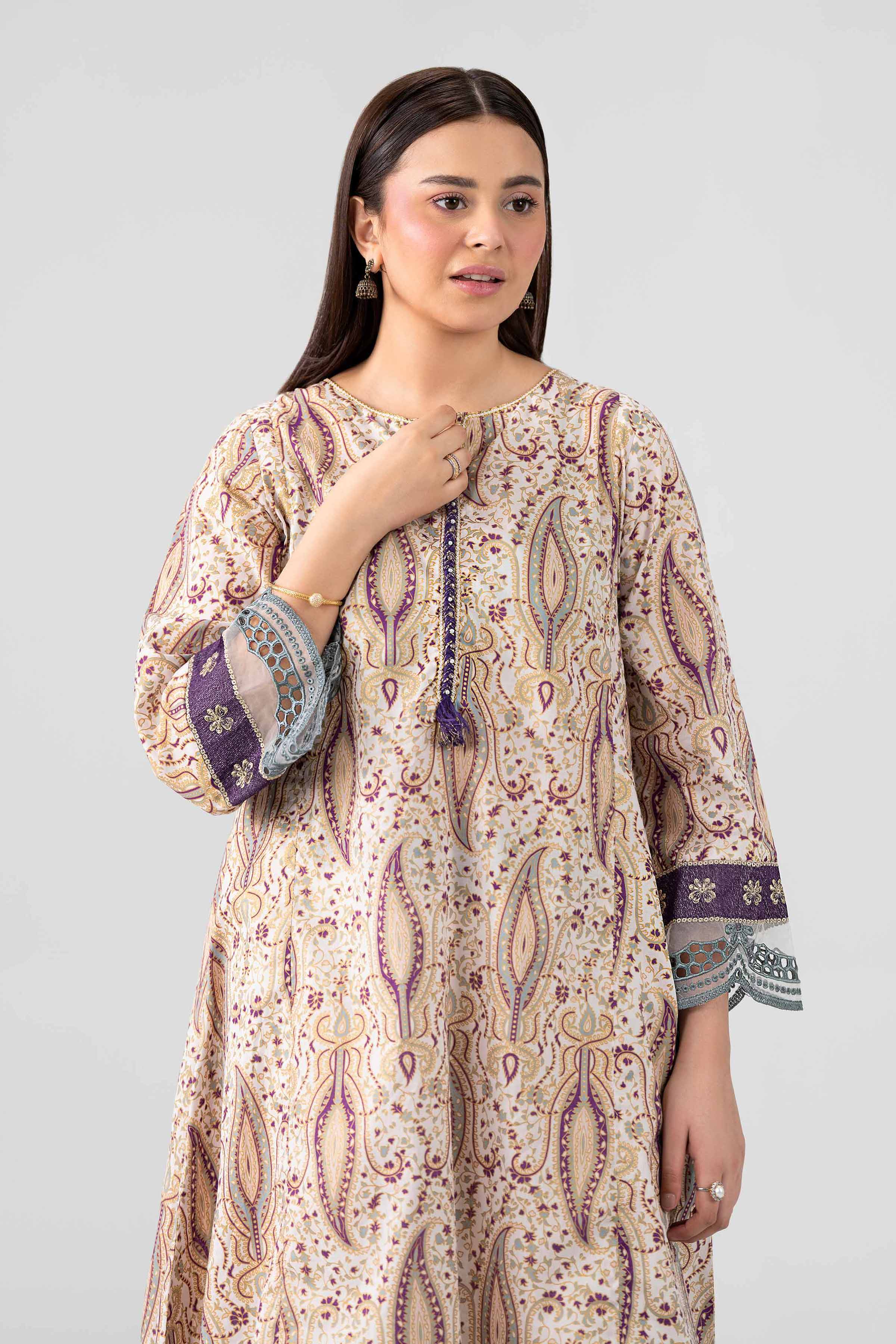 Printed Embroidered Shirt - PE26-376