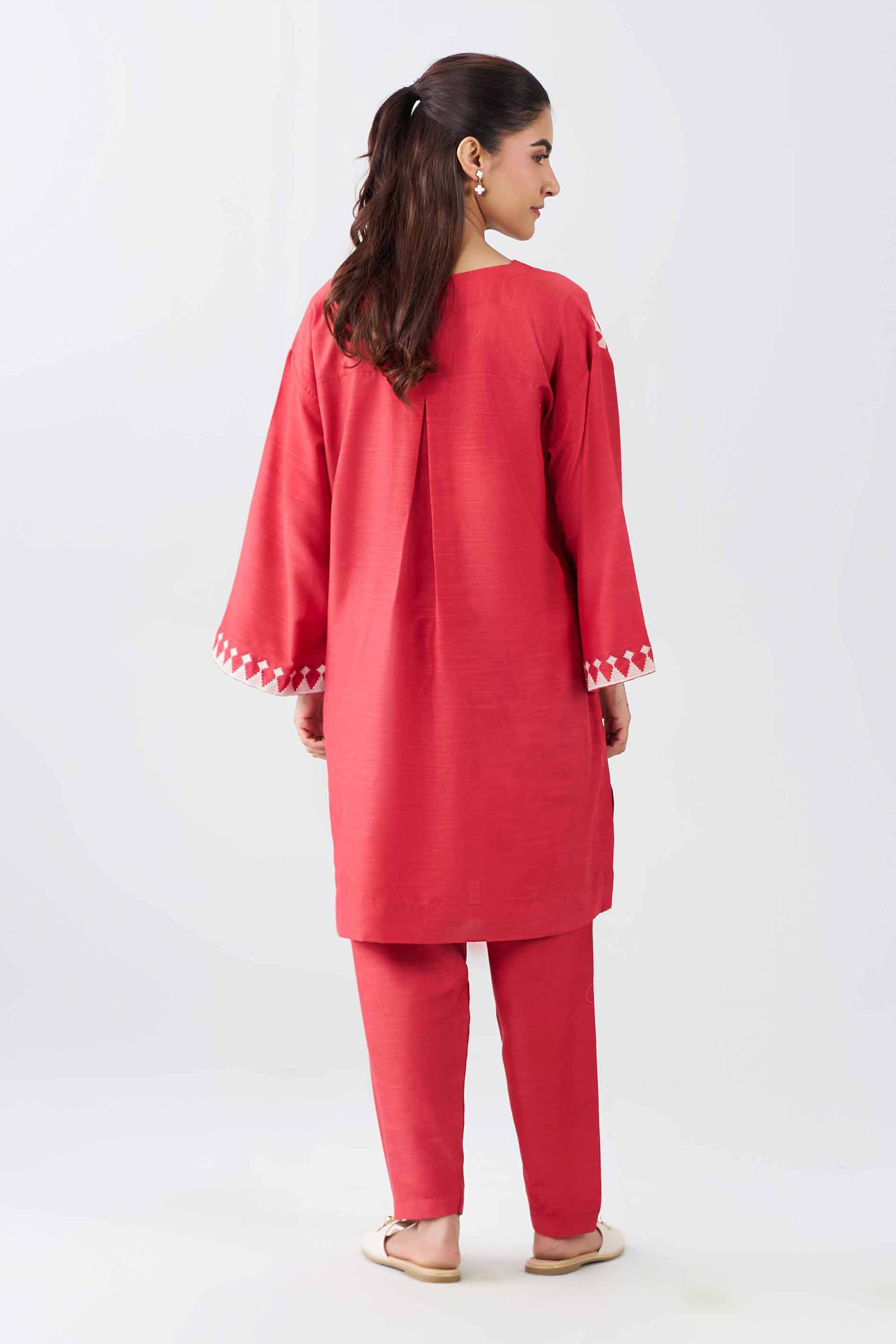 2 Piece - Embroidered Suit - PE26-393