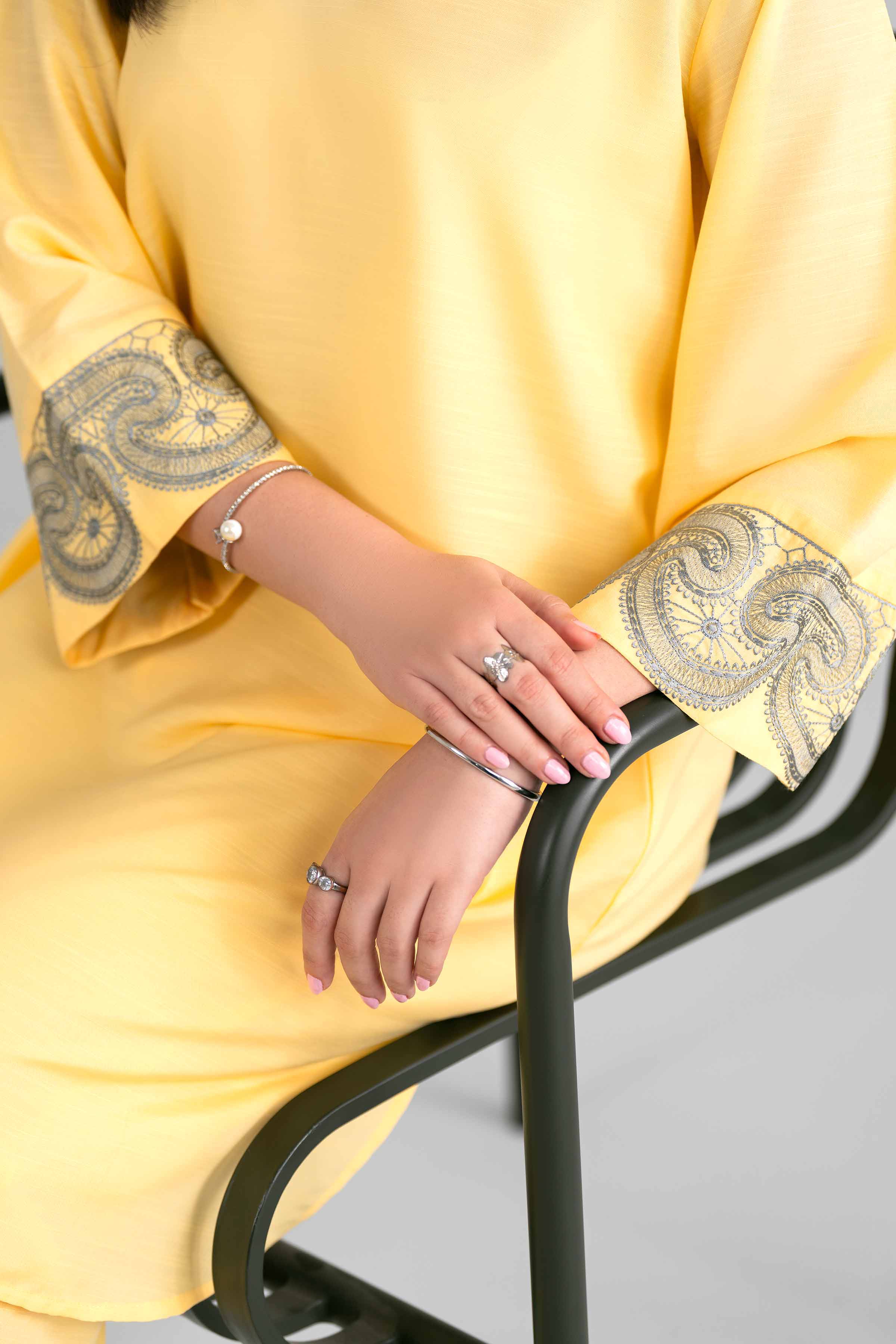 2 Piece - Embroidered Suit - PE26-396