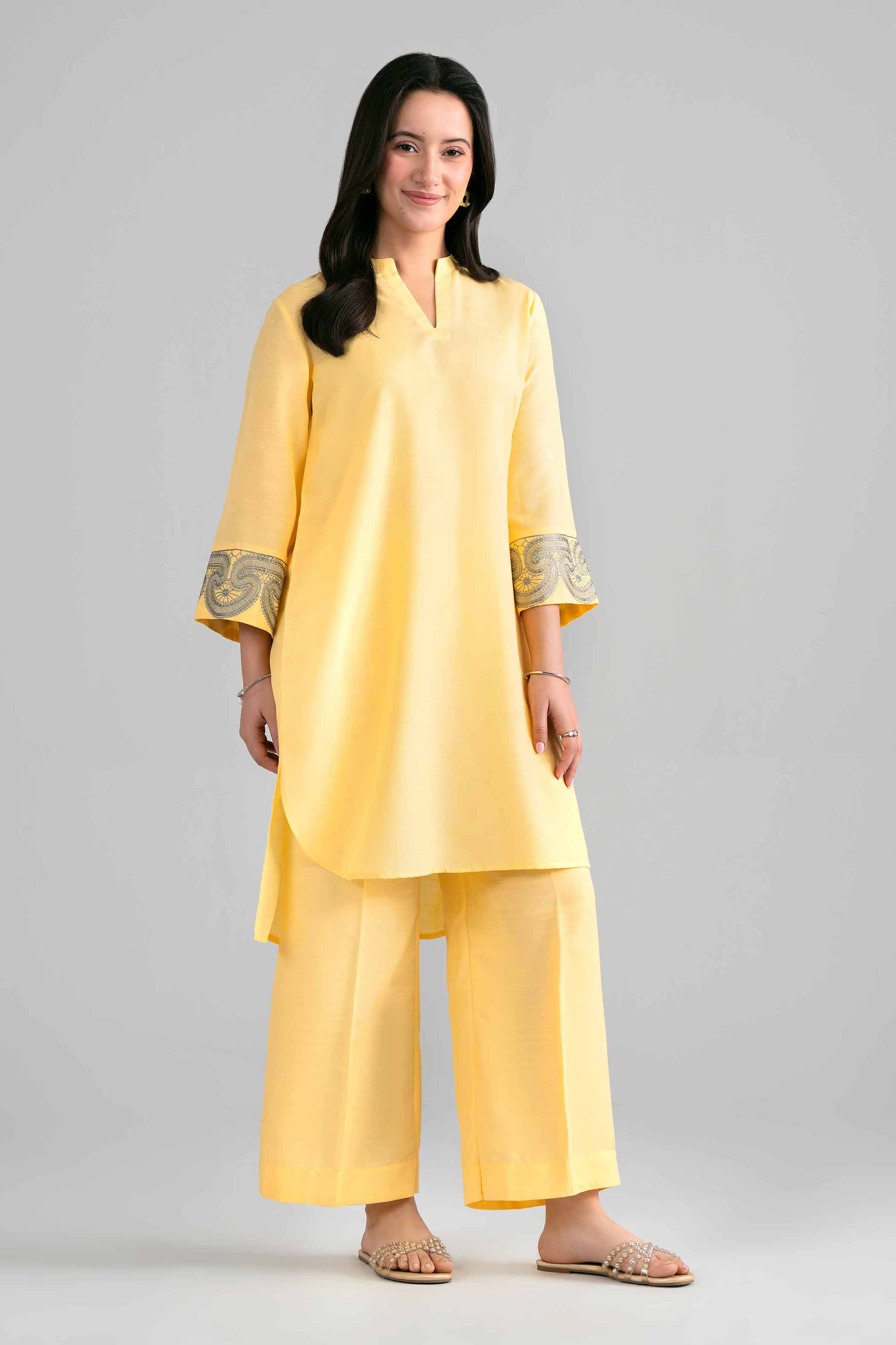 2 Piece - Embroidered Suit - PE26-396
