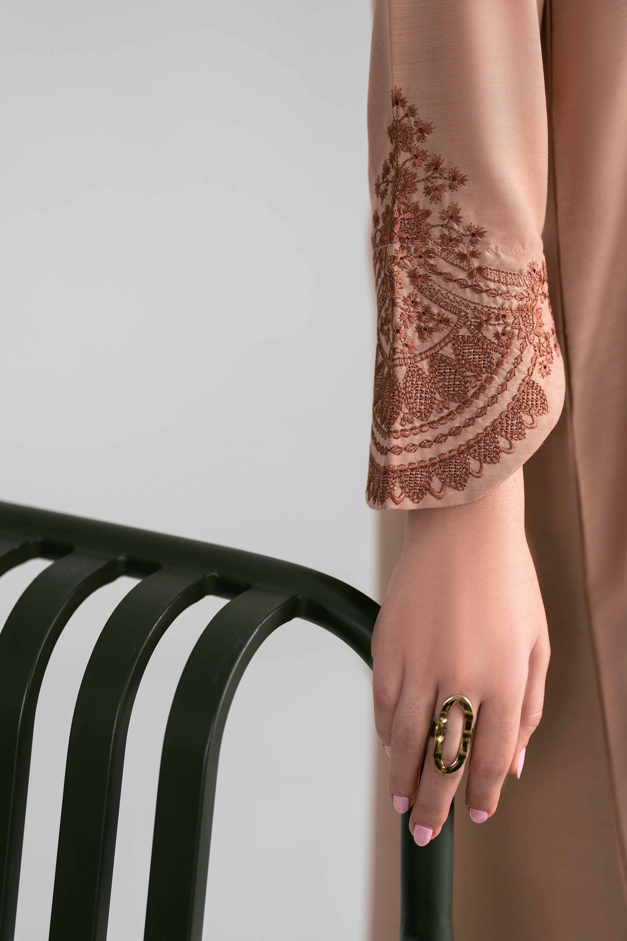 2 Piece - Embroidered Suit - PE26-399
