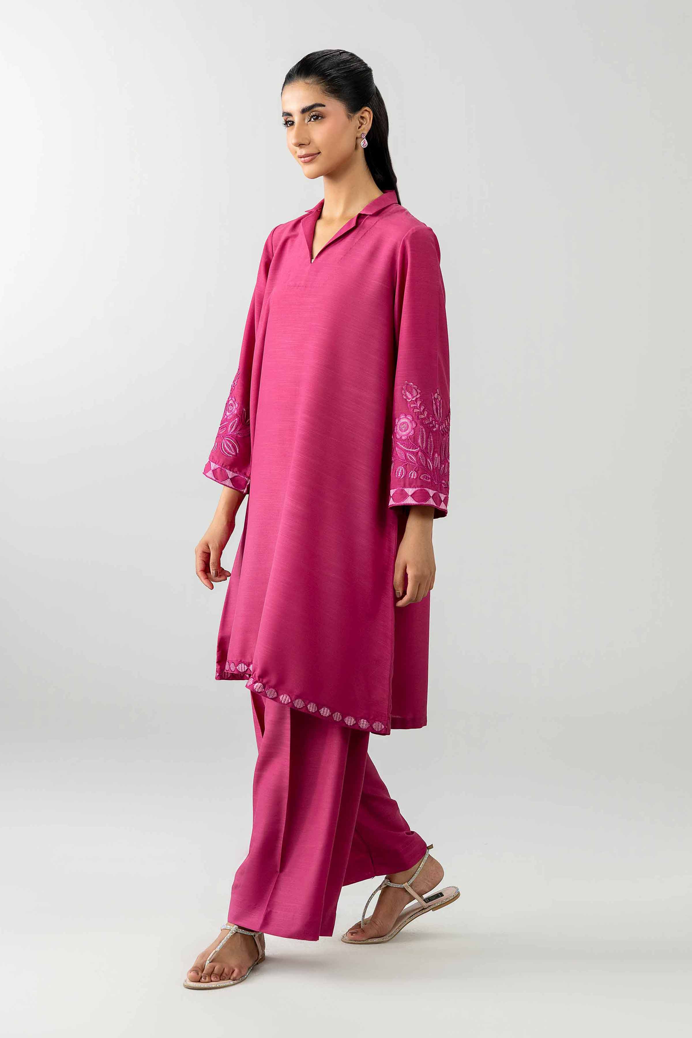 2 Piece - Embroidered Suit - PE26-405