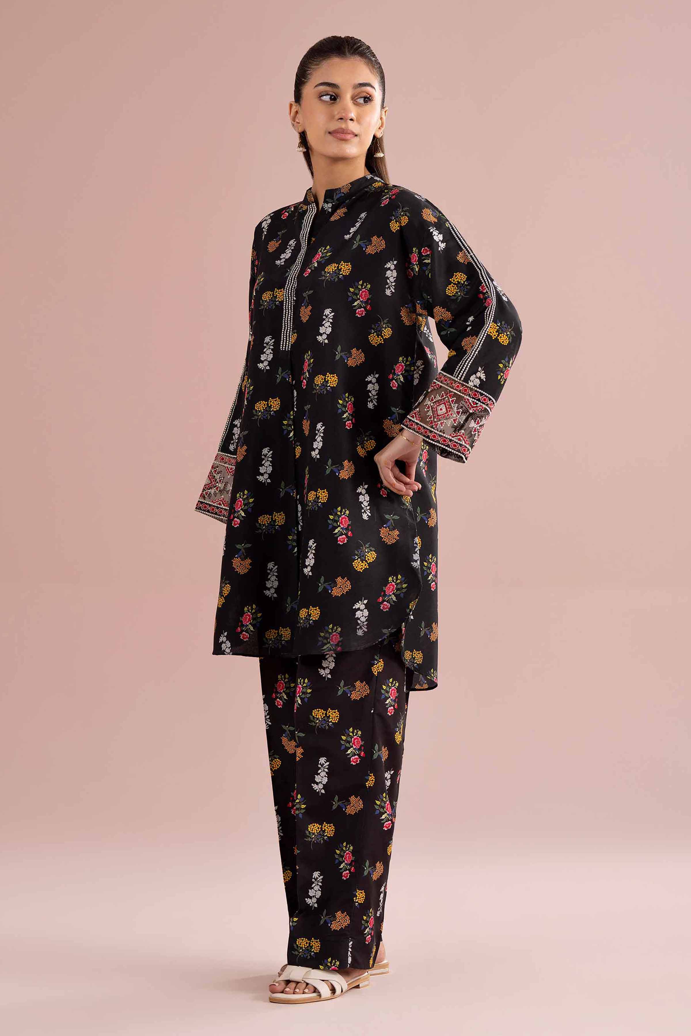 2 Piece - Printed Embroidered Suit - PE26-417 for Women - Pret Collection | Nishat | Shop Online