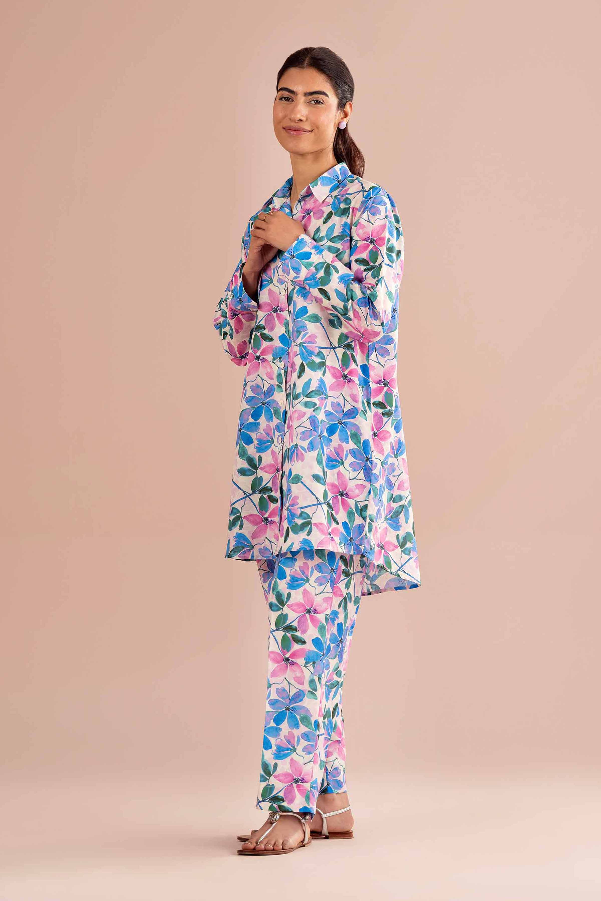 2 Piece - Printed Suit - PE26-418 for Women - Pret Collection | Nishat | Shop Online