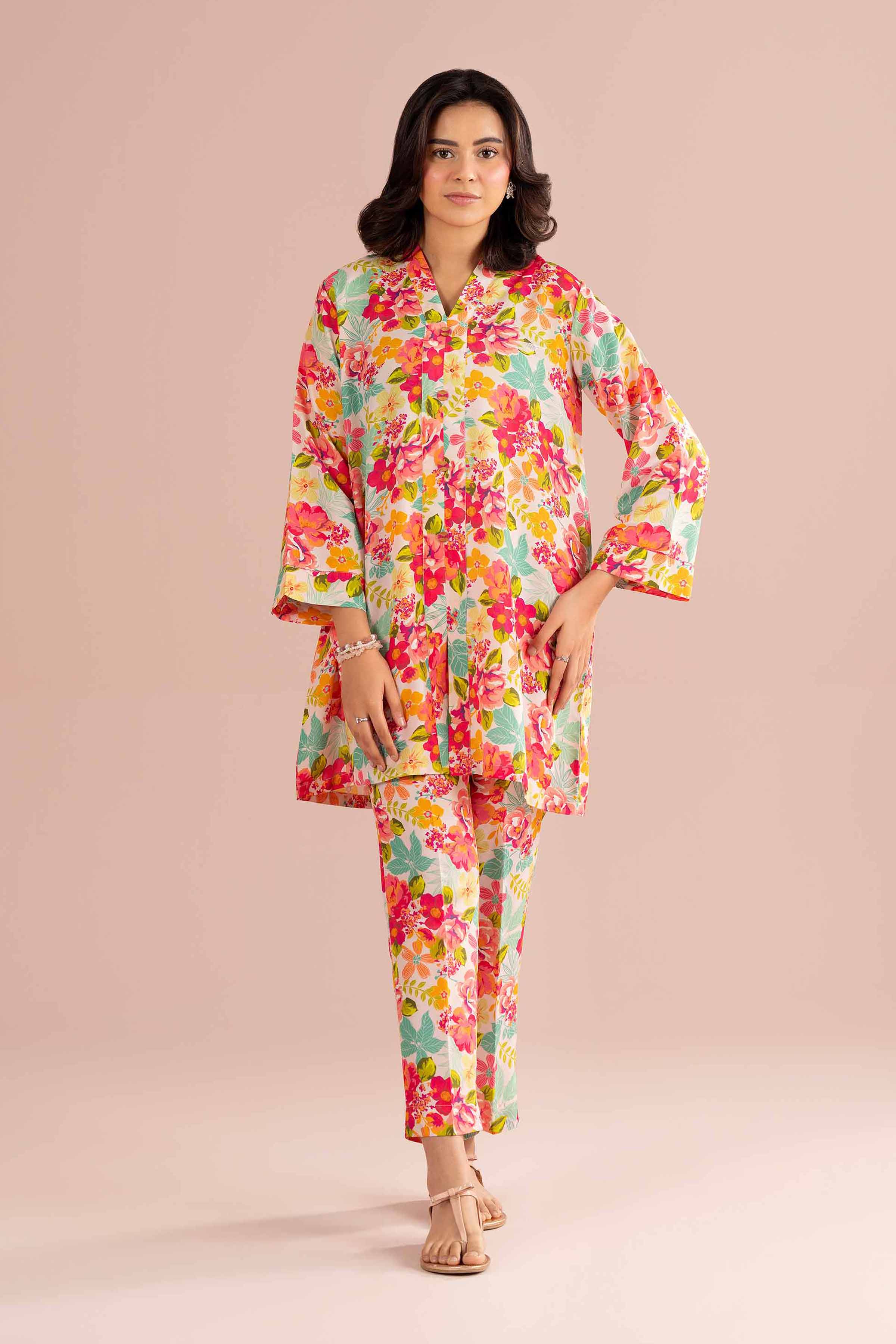 2 Piece - Printed Suit - PE26-423 for Women - Pret Collection | Nishat | Shop Online