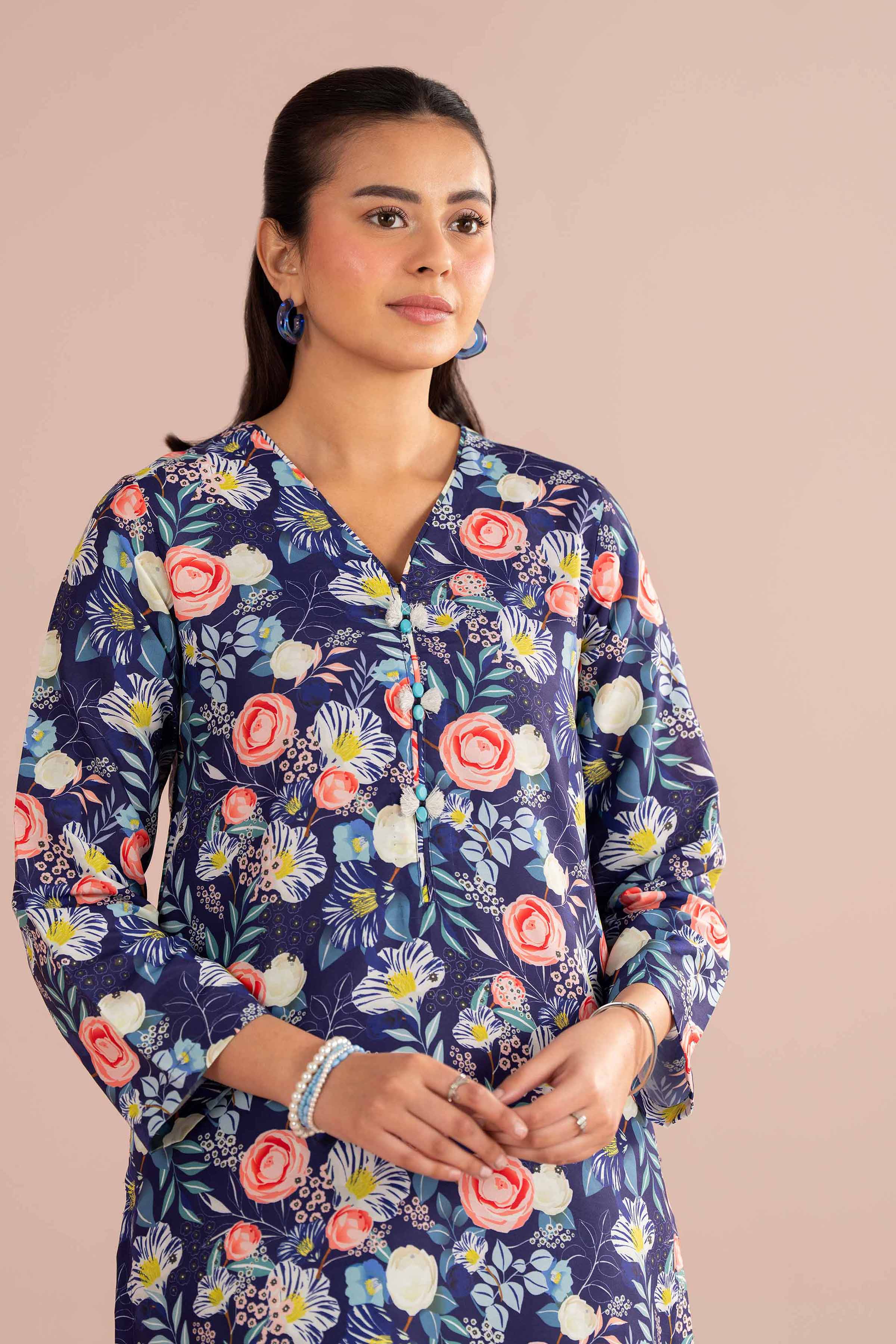 2 Piece - Printed Suit - PE26-424 for Women - Pret Collection | Nishat | Shop Online