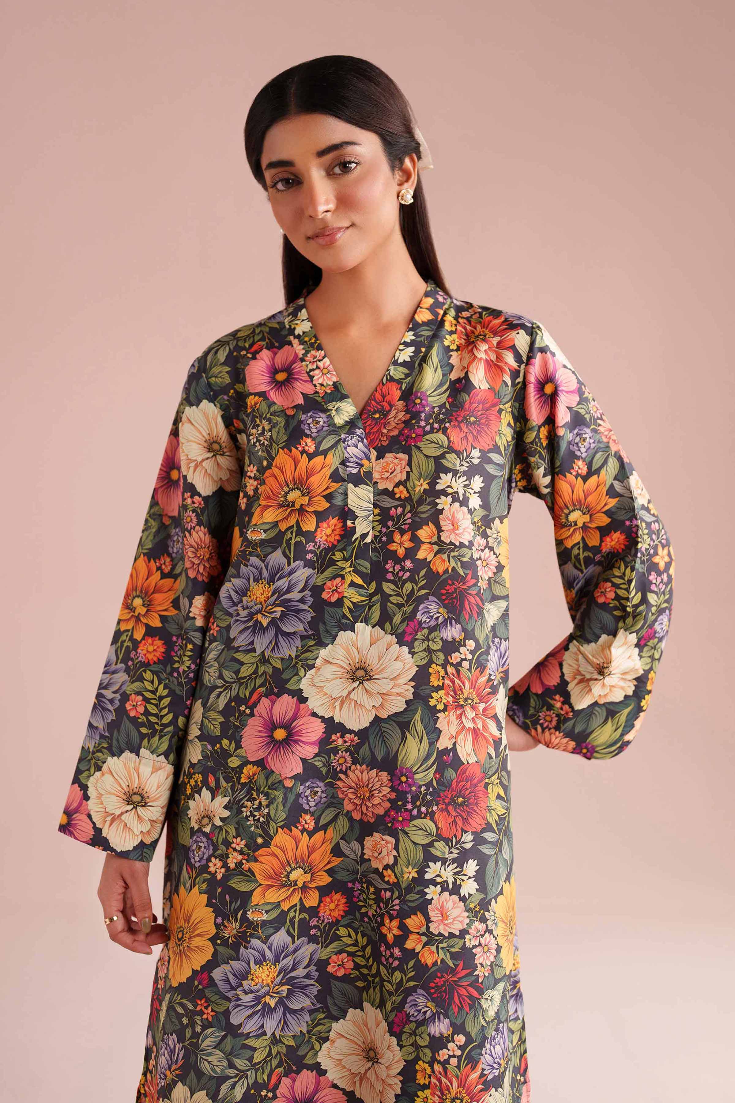 2 Piece - Printed Suit - PE26-425 for Women - Pret Collection | Nishat | Shop Online