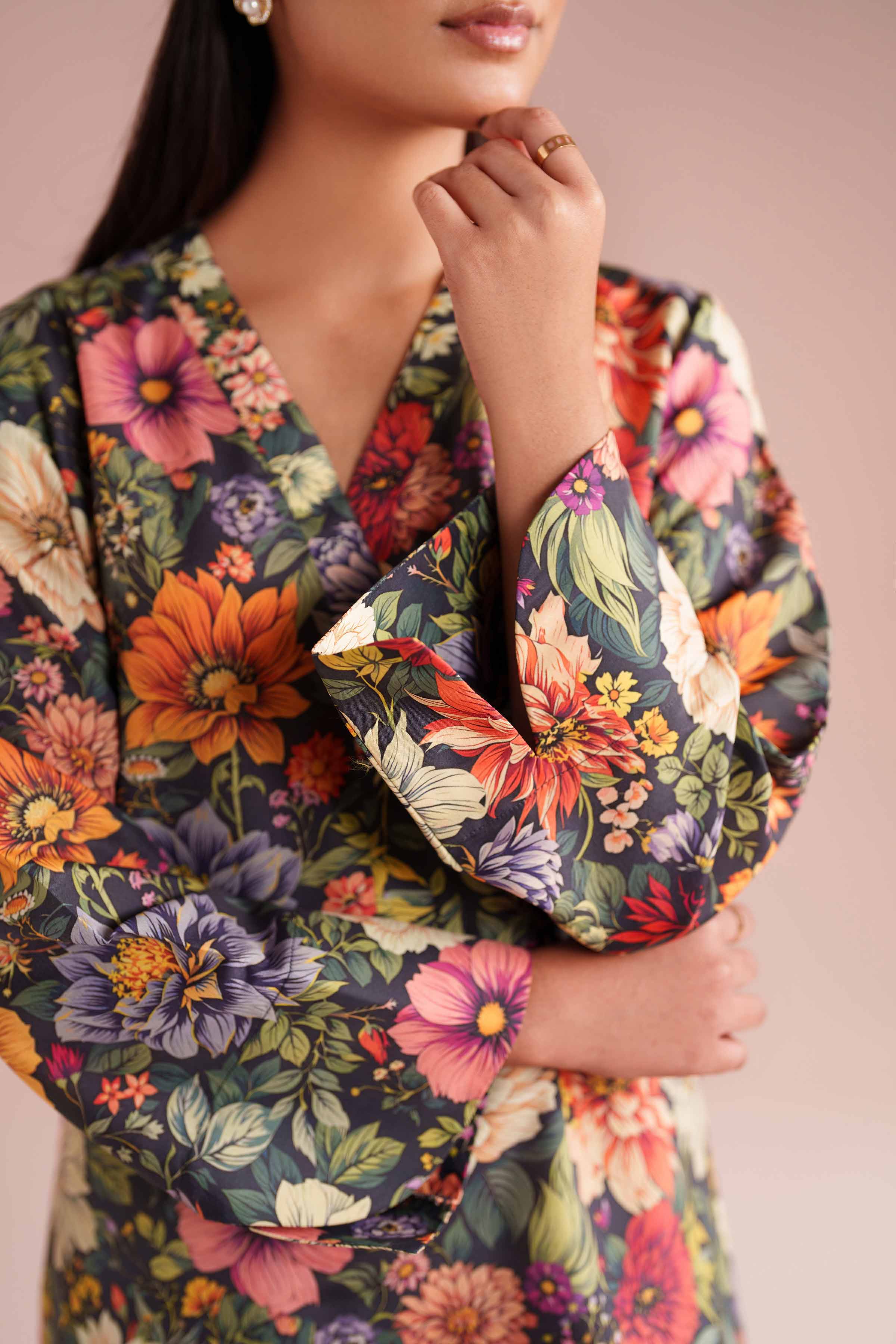 2 Piece - Printed Suit - PE26-425 for Women - Pret Collection | Nishat | Shop Online