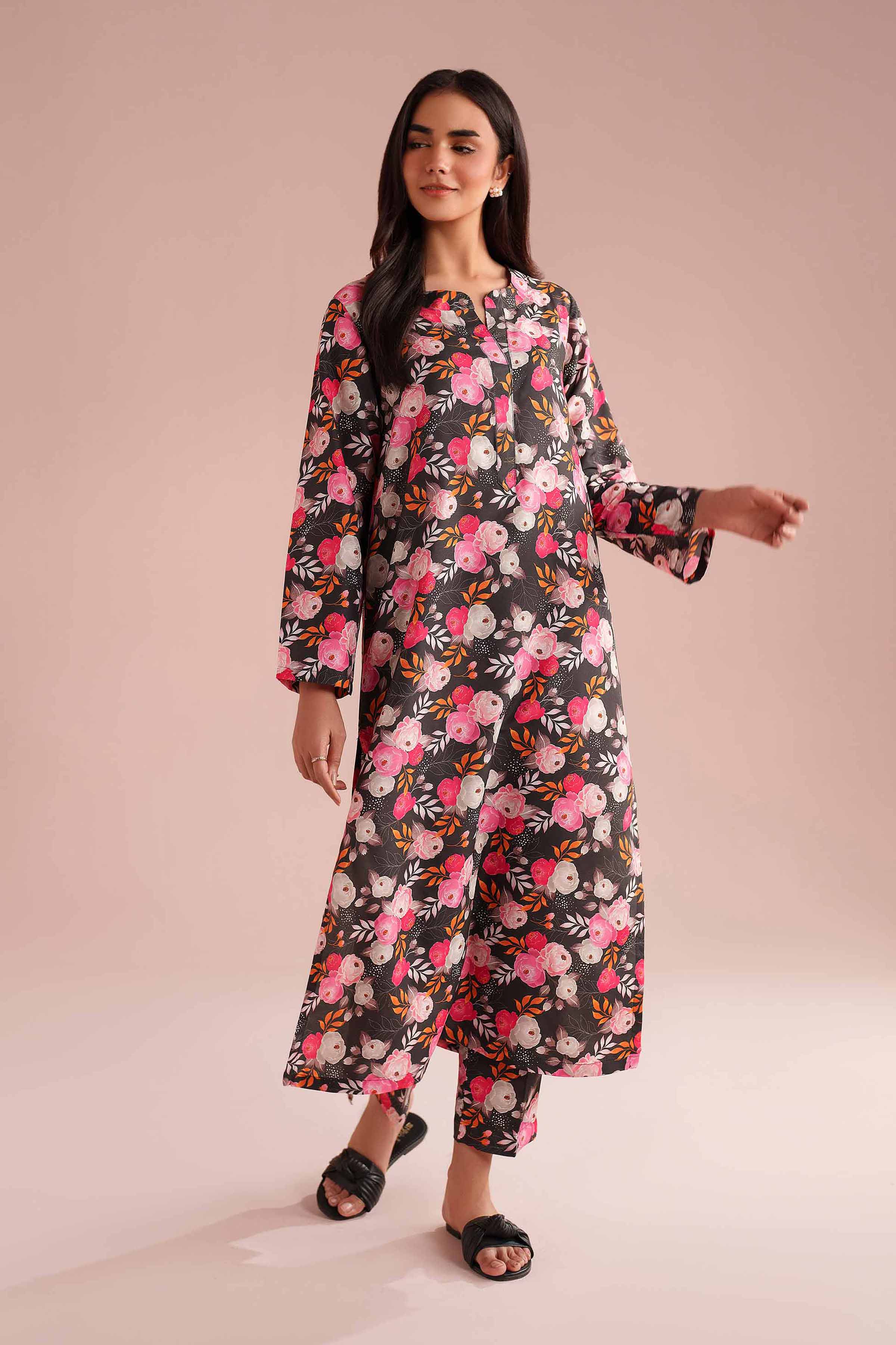 2 Piece - Printed Suit -PE26-427 for Women - Pret Collection | Nishat | Shop Online