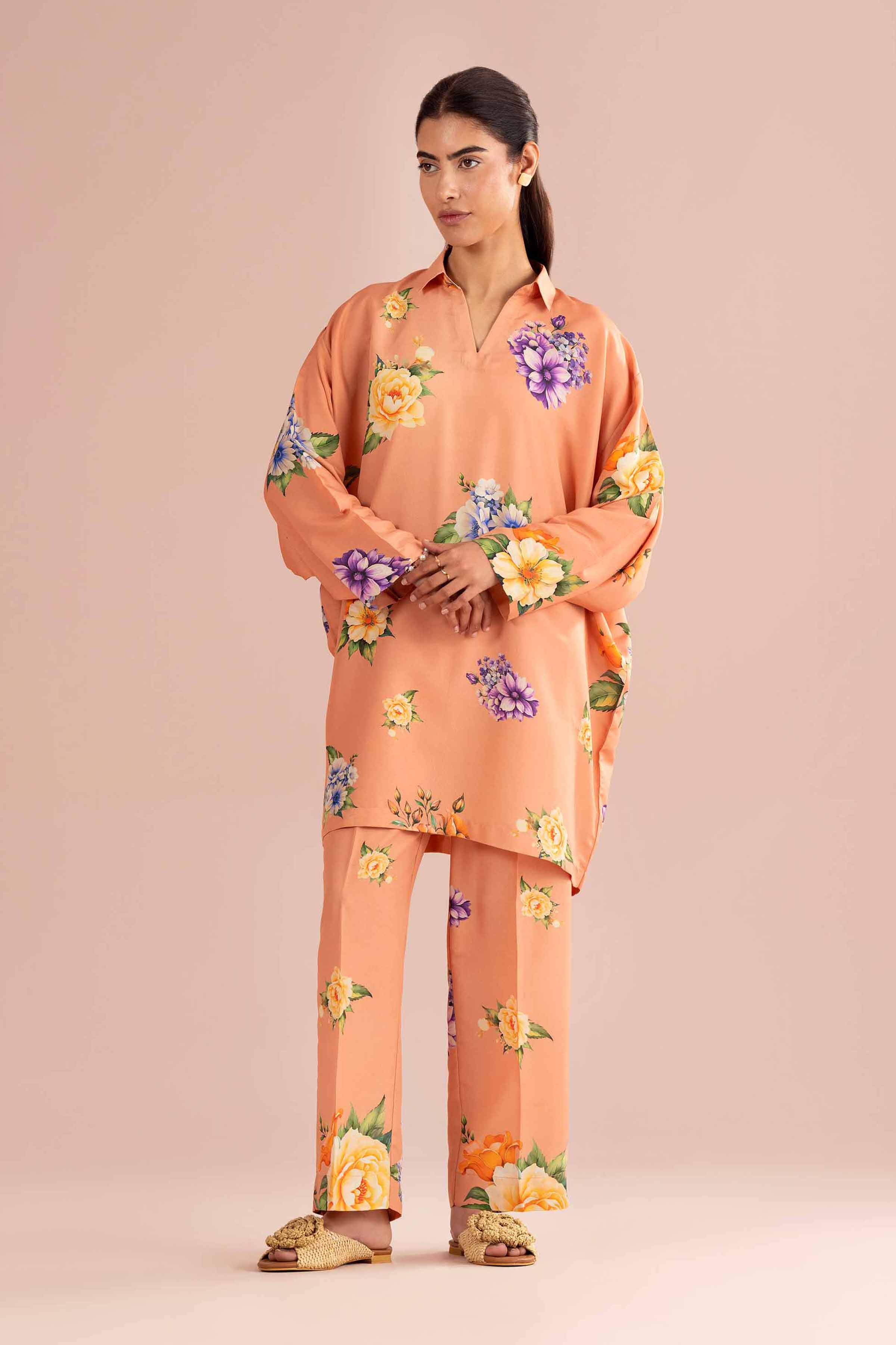 2 Piece - Printed Suit - PE26-429 for Women - Pret Collection | Nishat | Shop Online