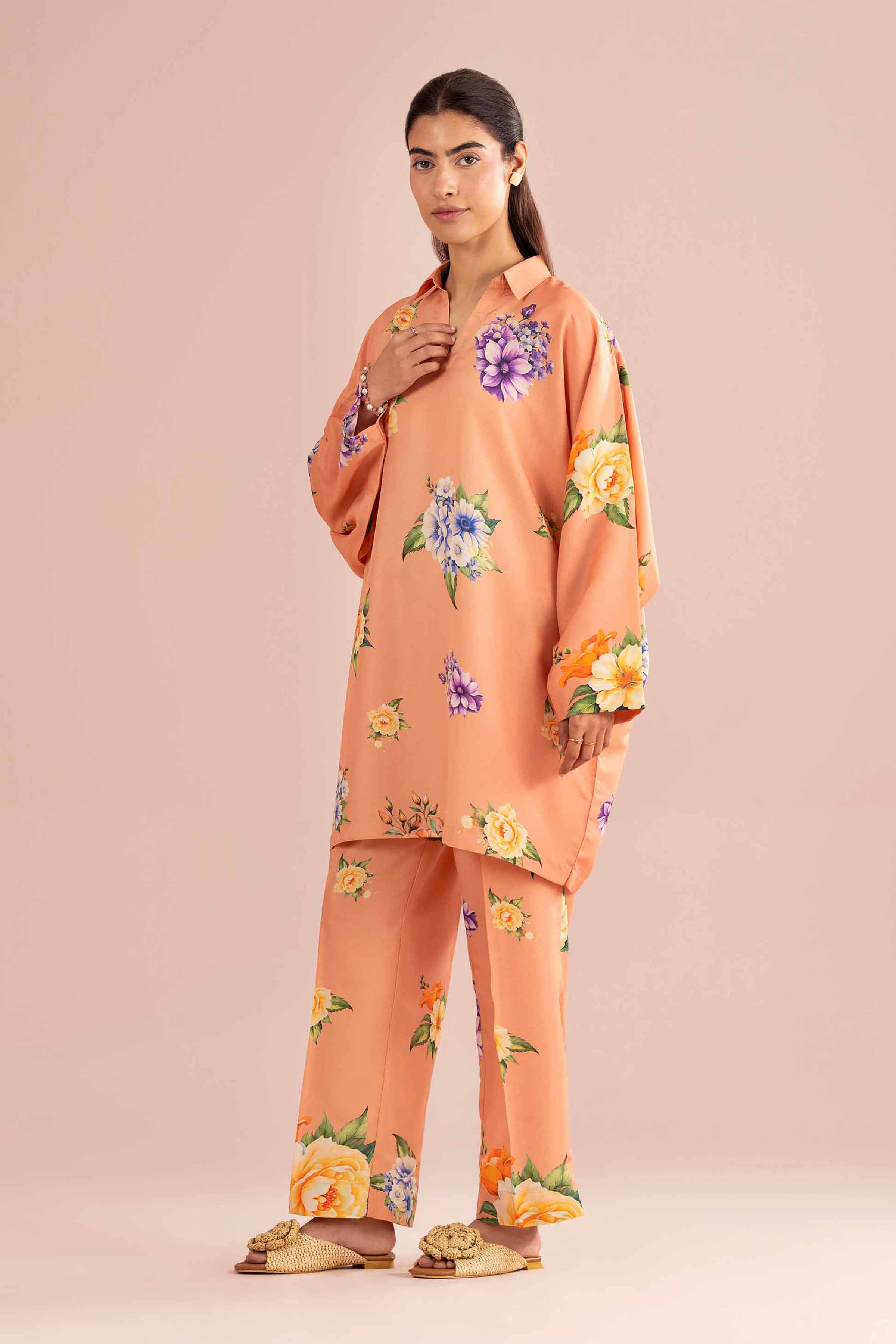 2 Piece - Printed Suit - PE26-429 for Women - Pret Collection | Nishat | Shop Online