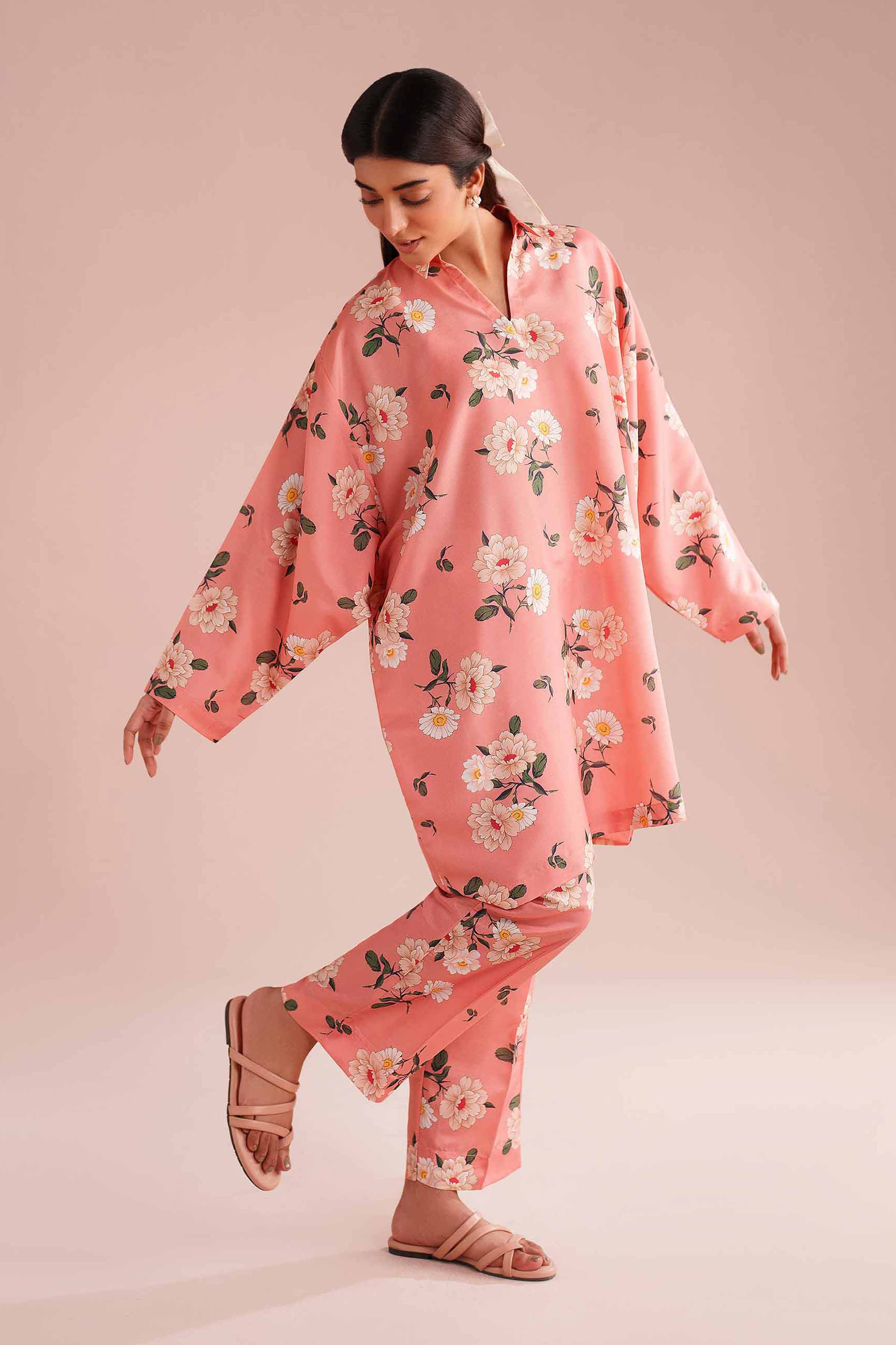 2 Piece - Printed Suit - PE26-432 for Women - Pret Collection | Nishat | Shop Online