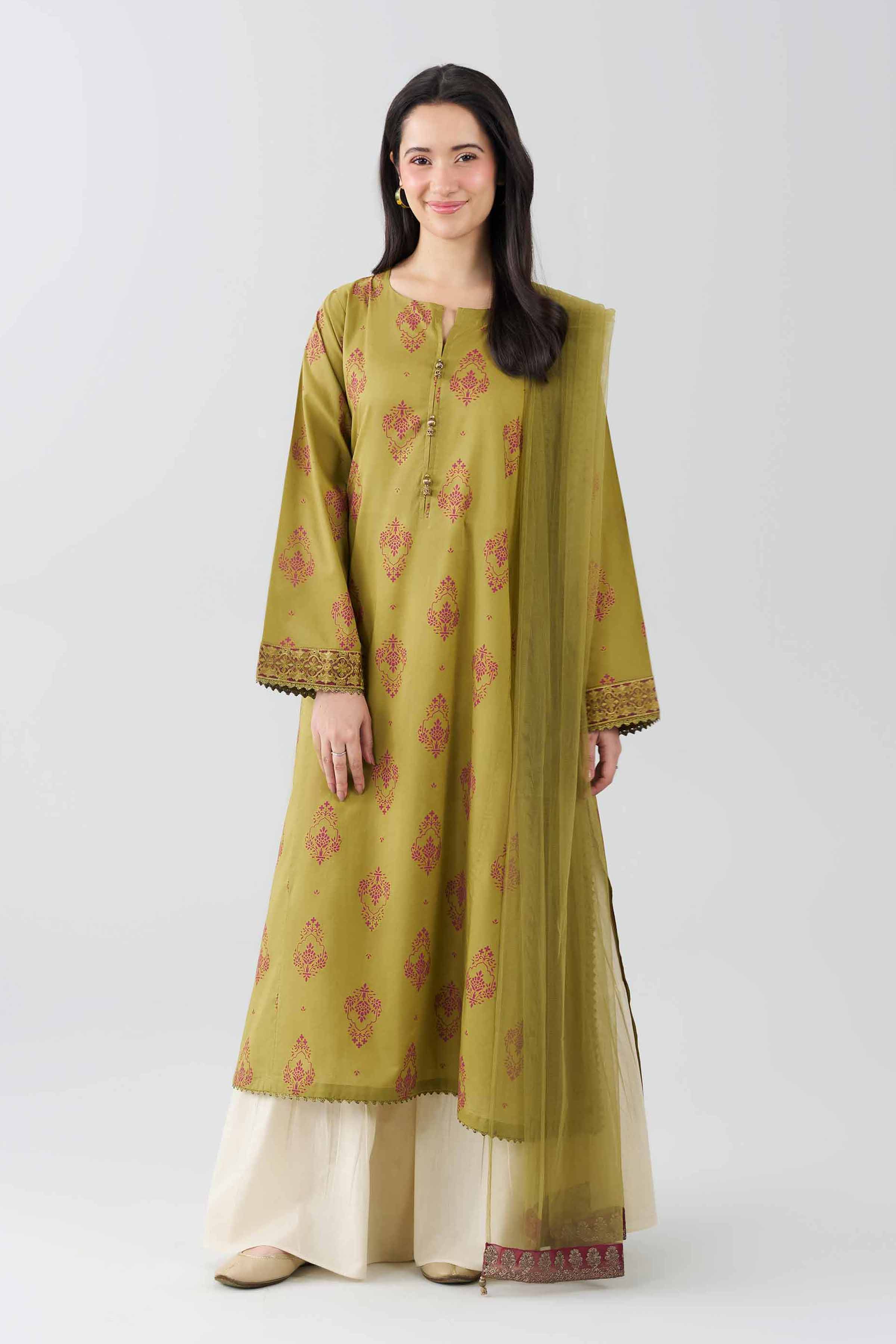 2 Piece - Embroidered Suit - PE26-439