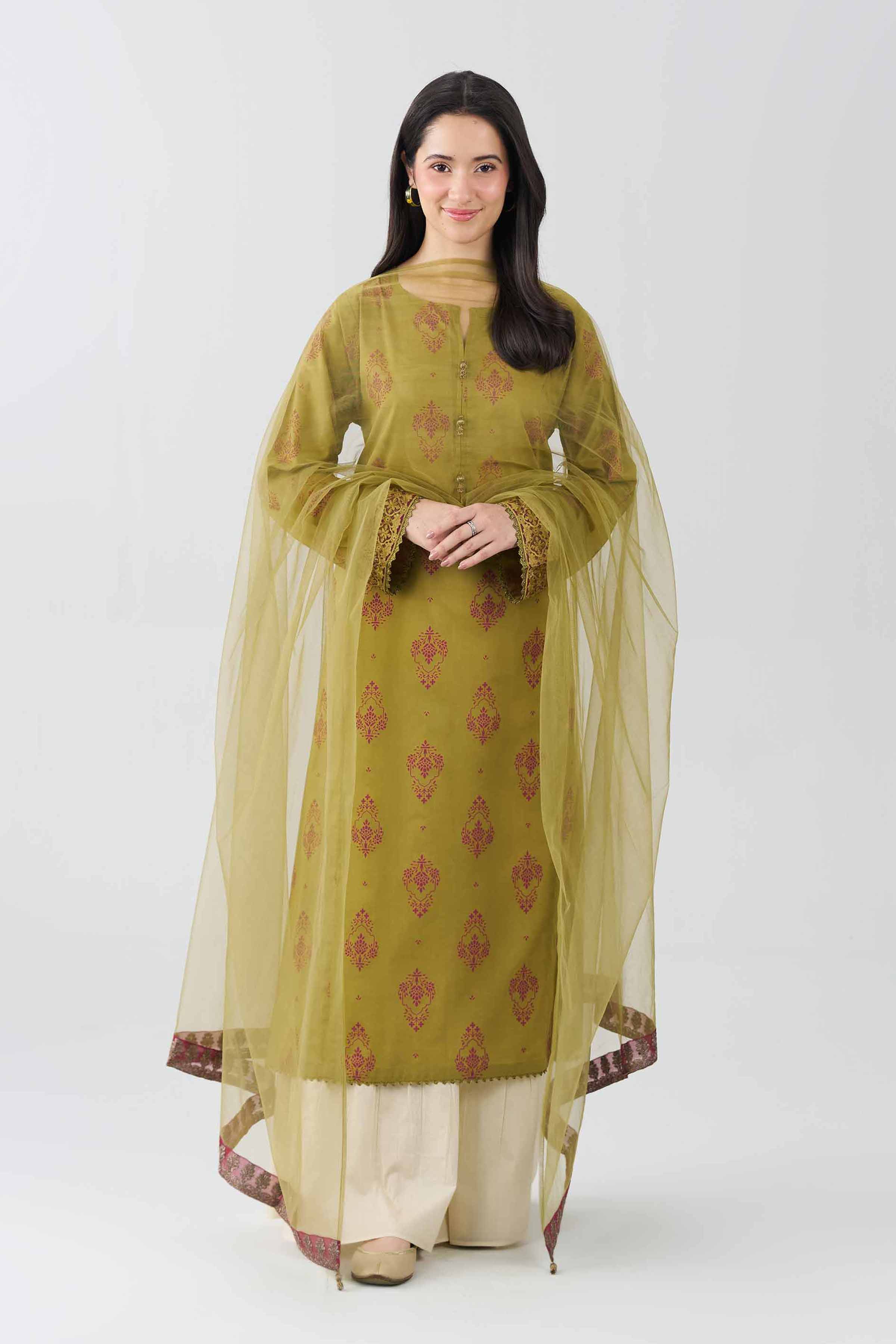 2 Piece - Embroidered Suit - PE26-439