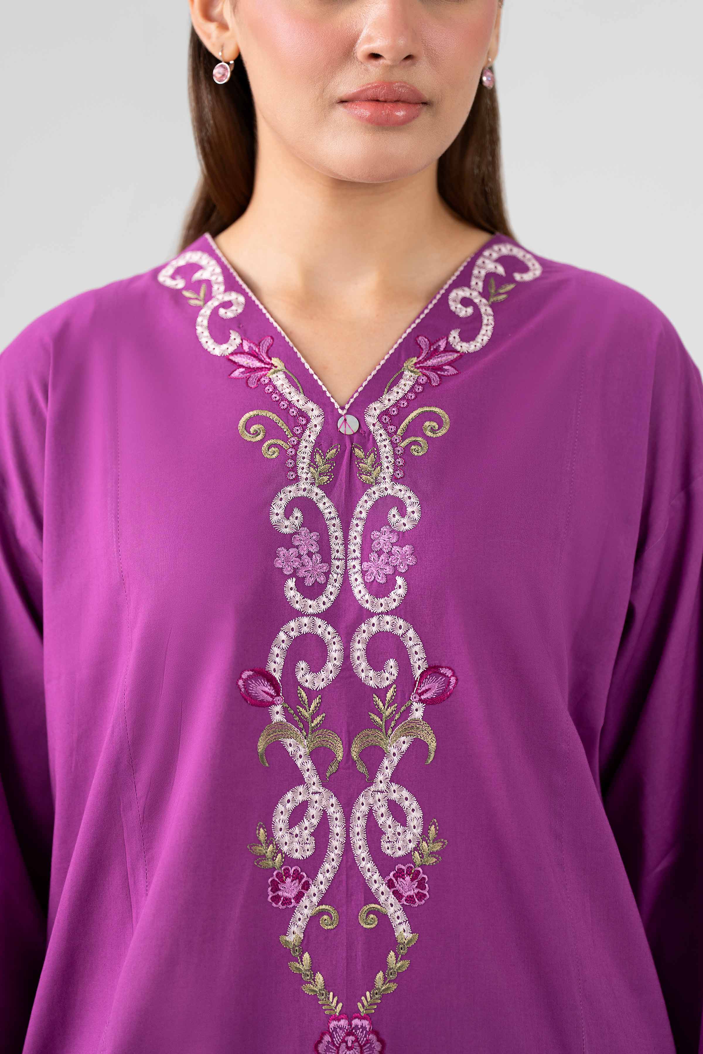 2 Piece - Embroidered Suit - PE26-455