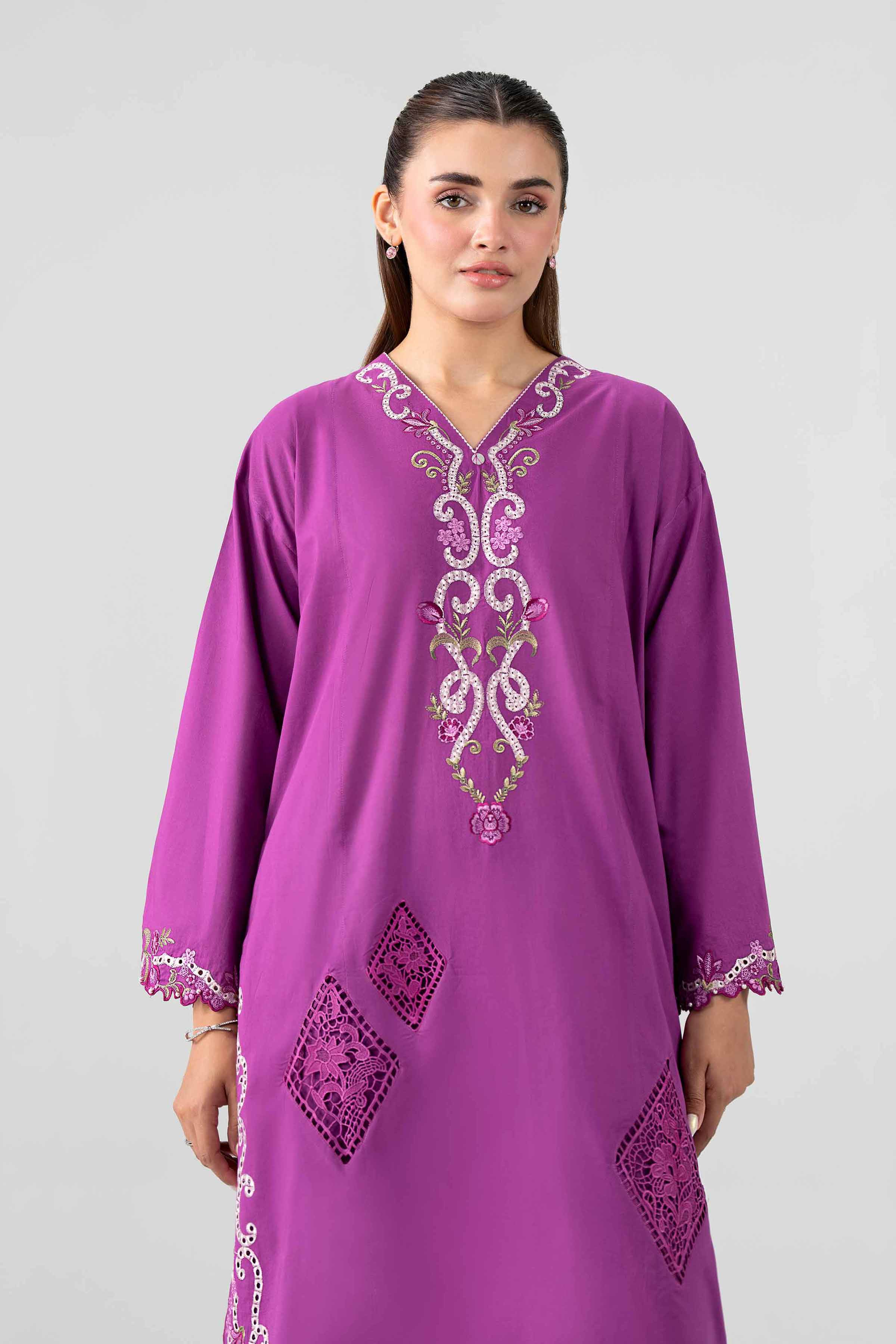 2 Piece - Embroidered Suit - PE26-455