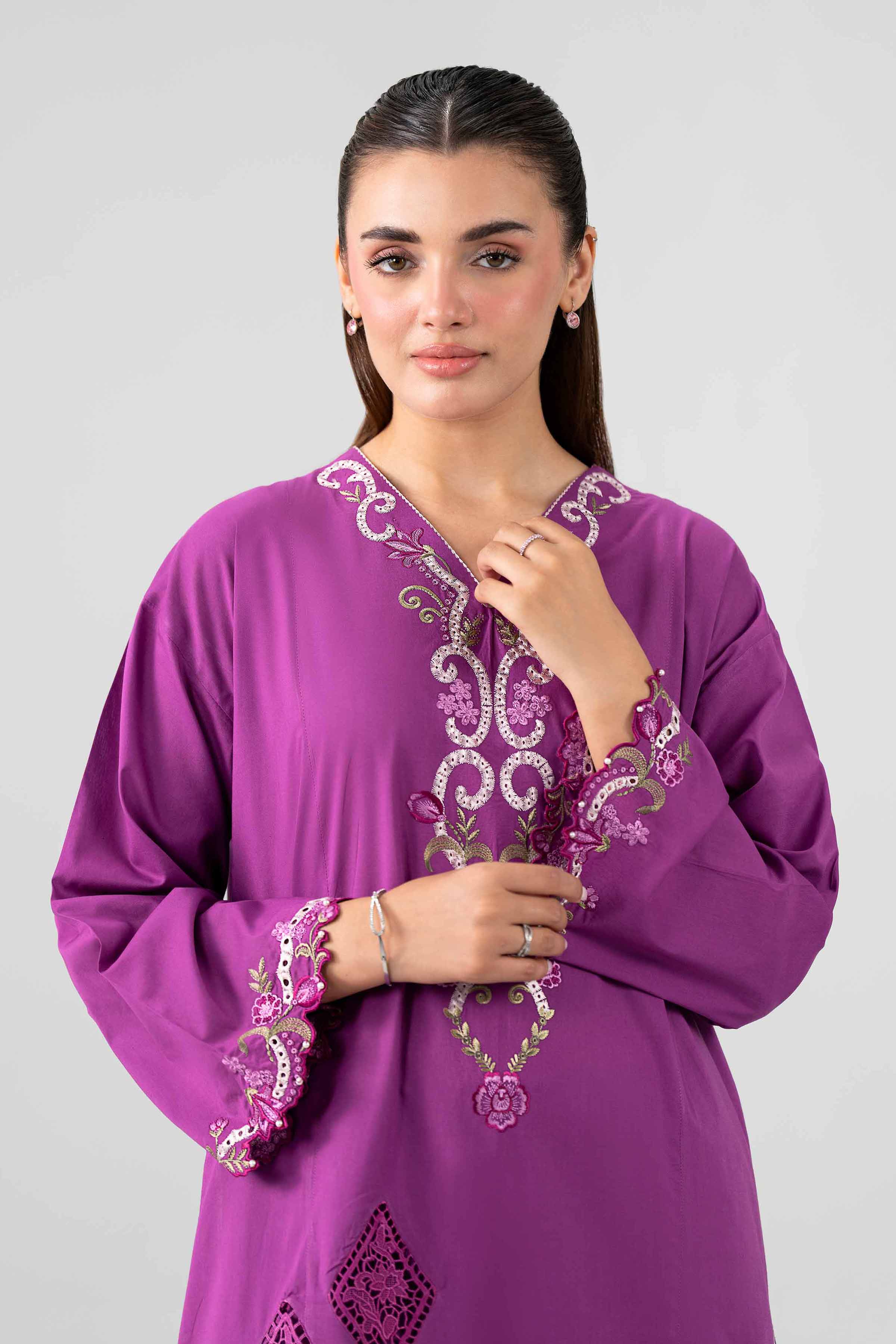 2 Piece - Embroidered Suit - PE26-455