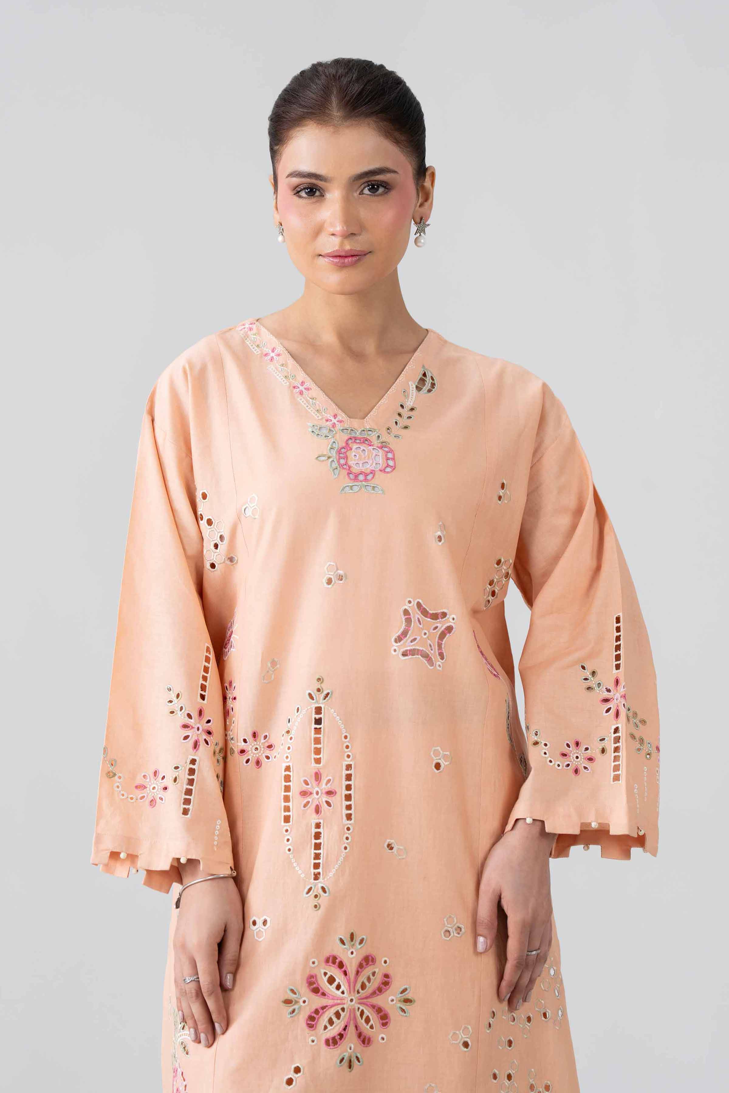 2 Piece - Embroidered Suit - PE26-457
