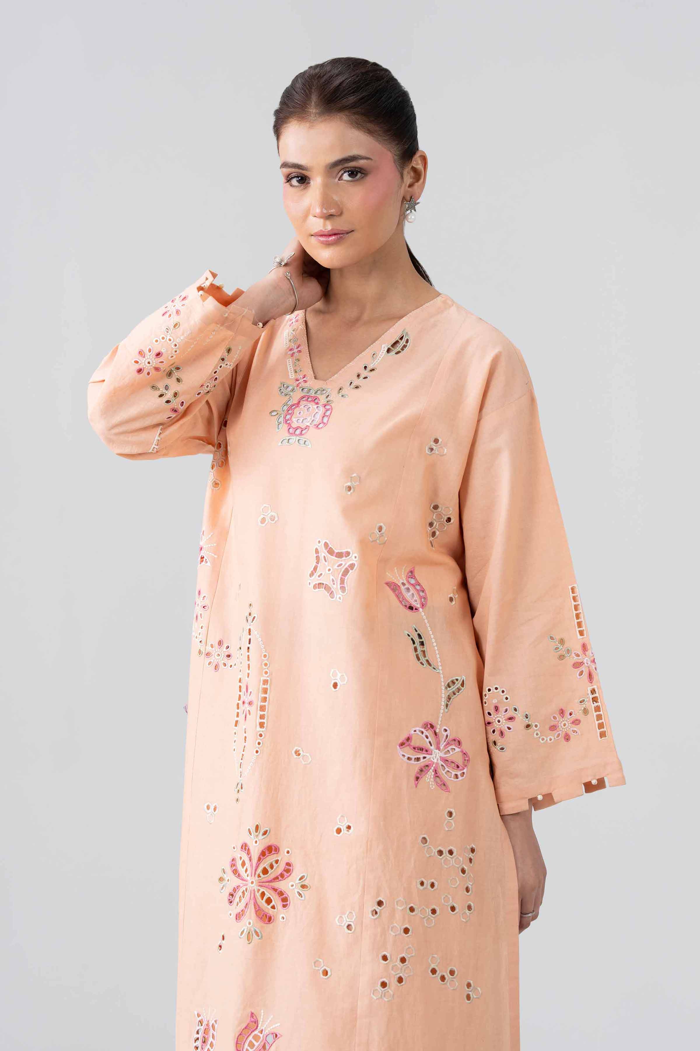 2 Piece - Embroidered Suit - PE26-457