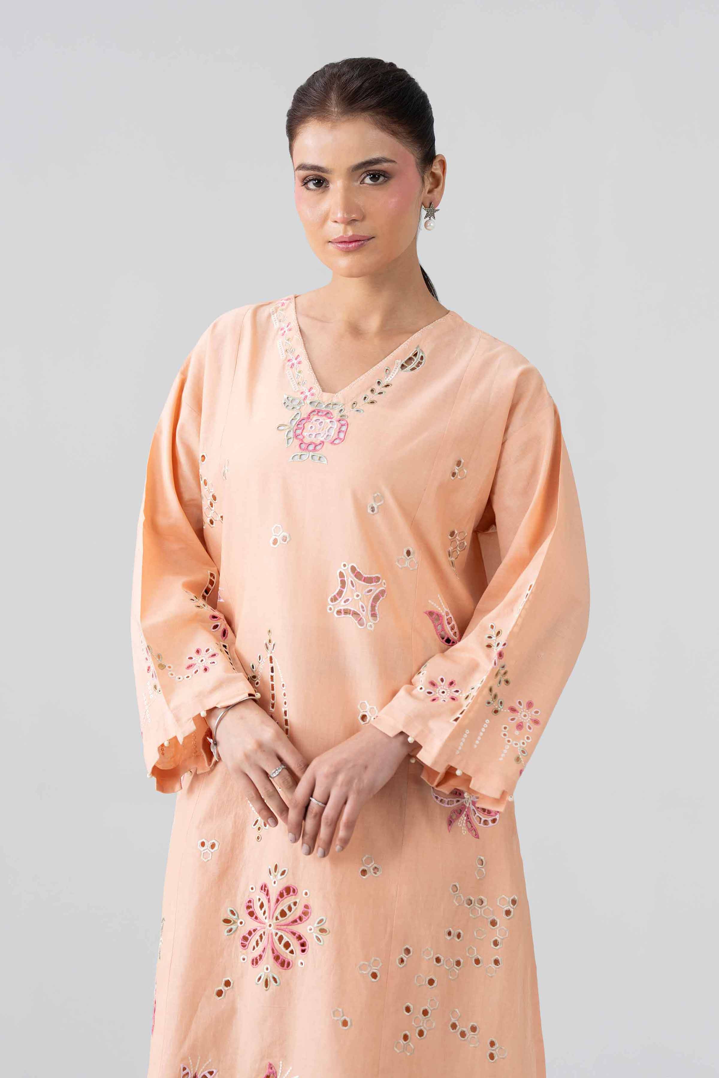 2 Piece - Embroidered Suit - PE26-457