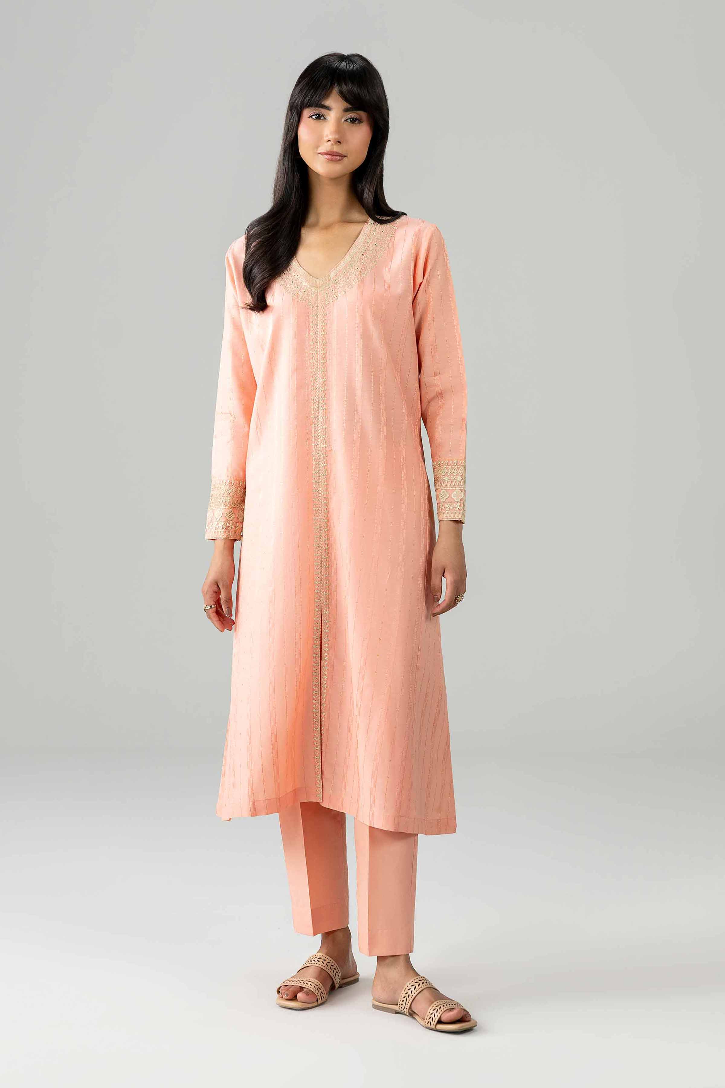 2 Piece - Embroidered Suit - PE26-462