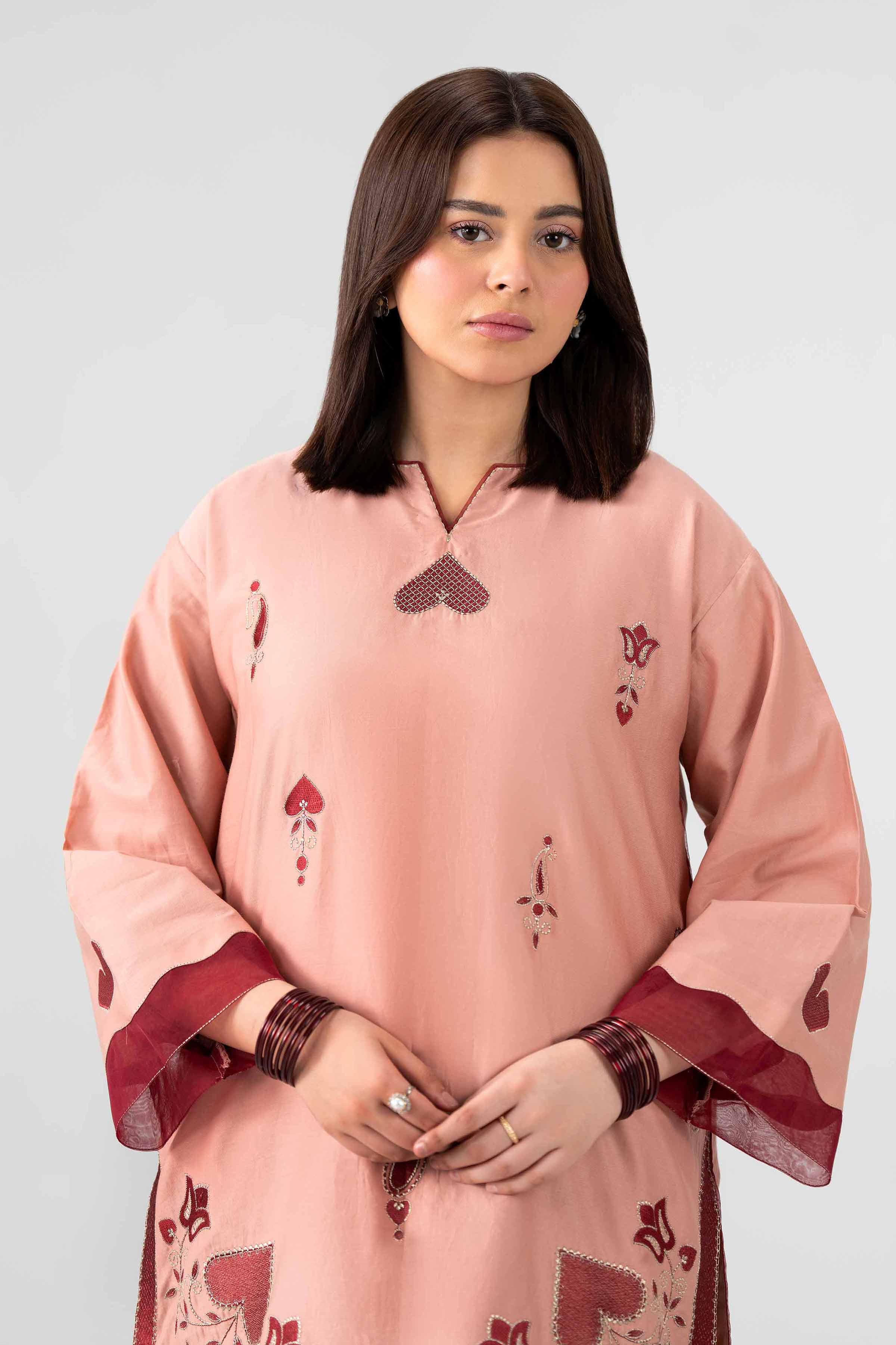 2 Piece - Embroidered Suit - PE26-463