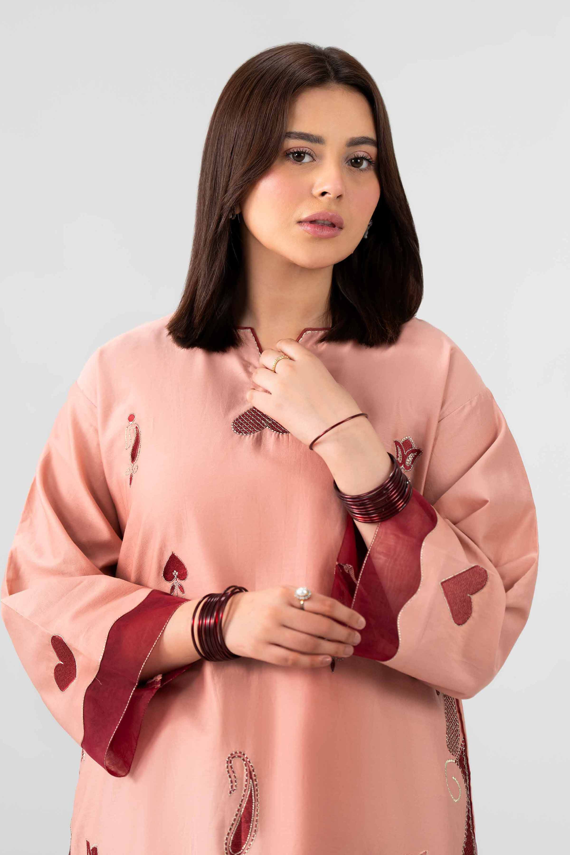 2 Piece - Embroidered Suit - PE26-463
