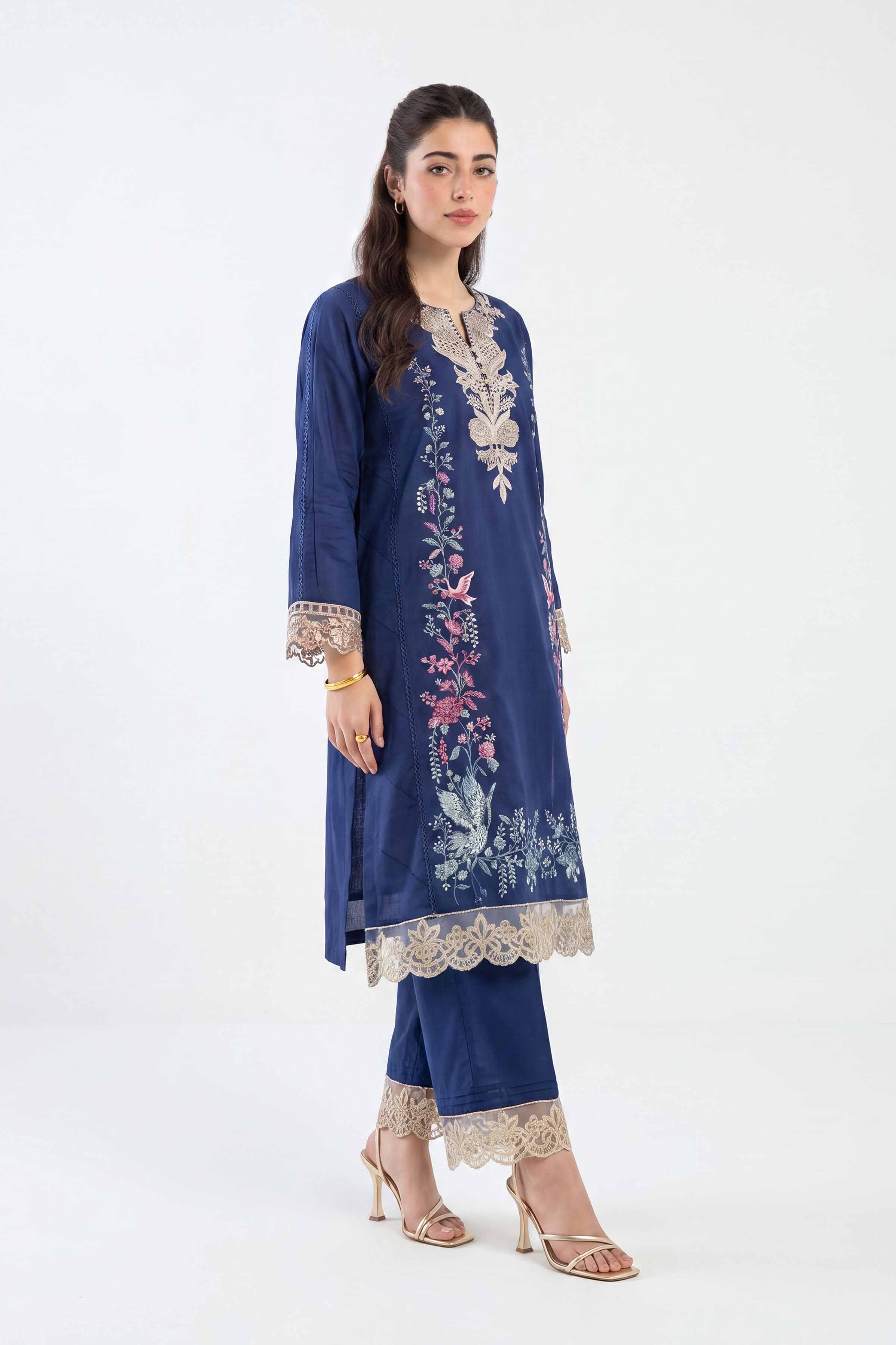 2 Piece - Embroidered Suit - PE26-47