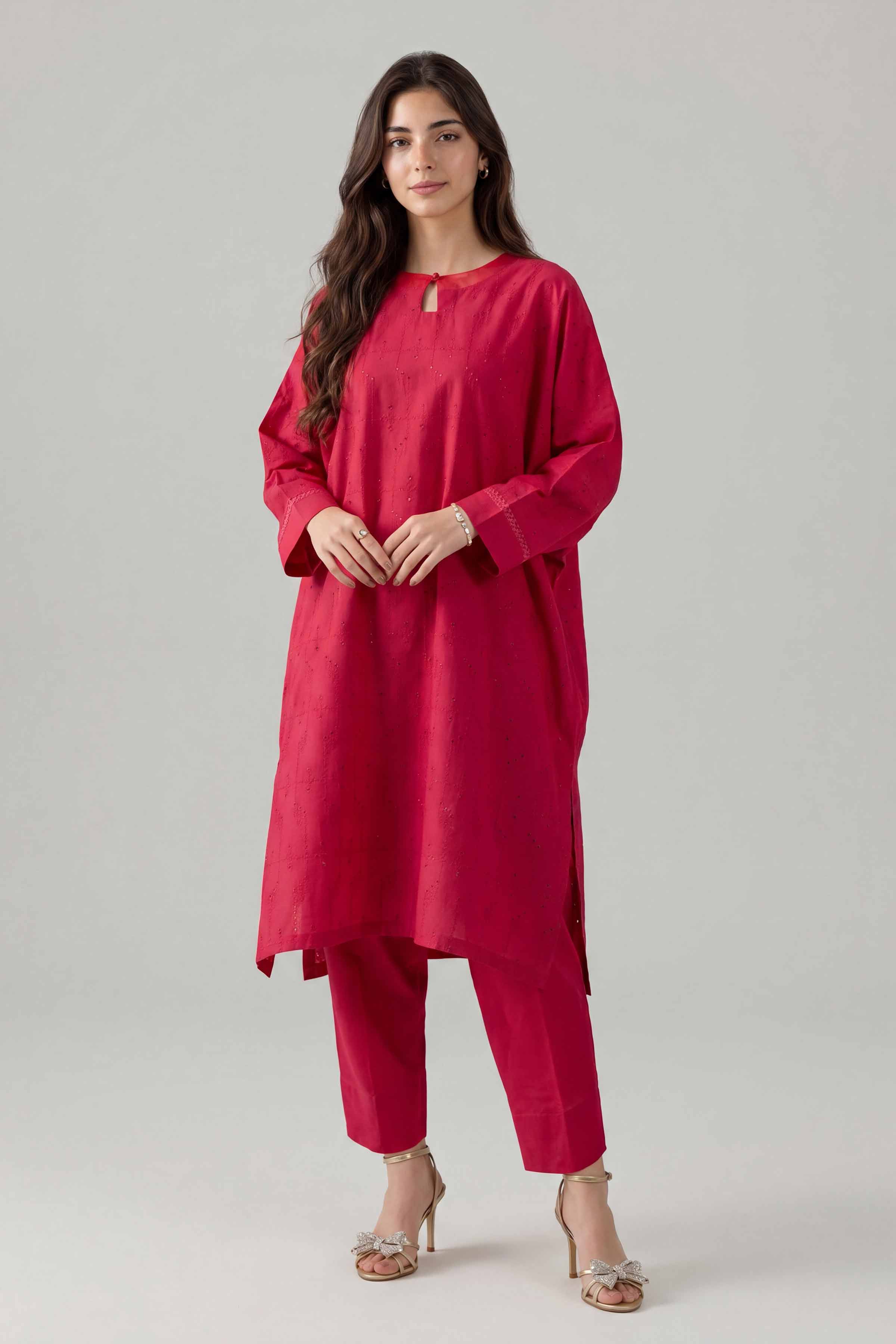 2 Piece - Embroidered Suit - PE26-471