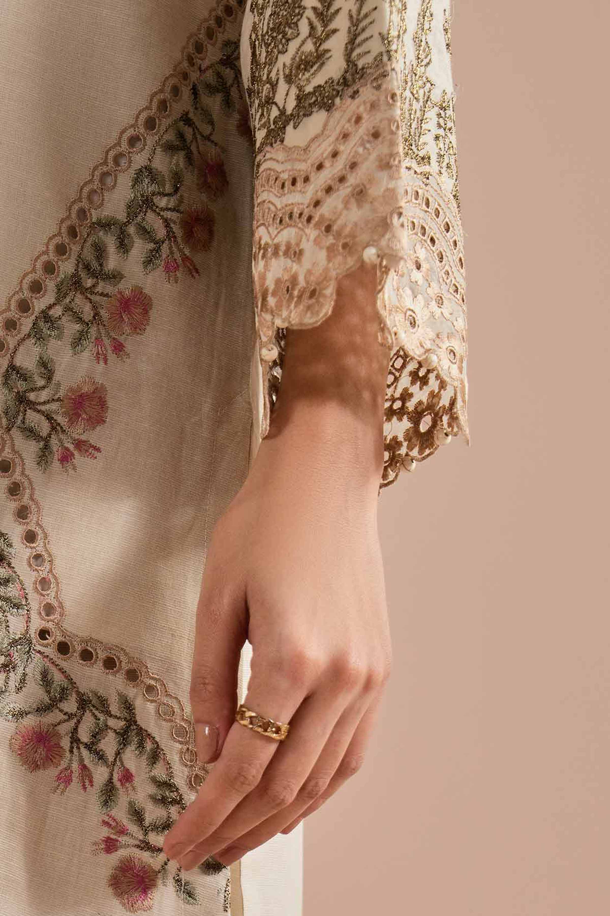 2 Piece - Embroidered Suit - PE26-48 for Women - Pret Collection | Nishat | Shop Online