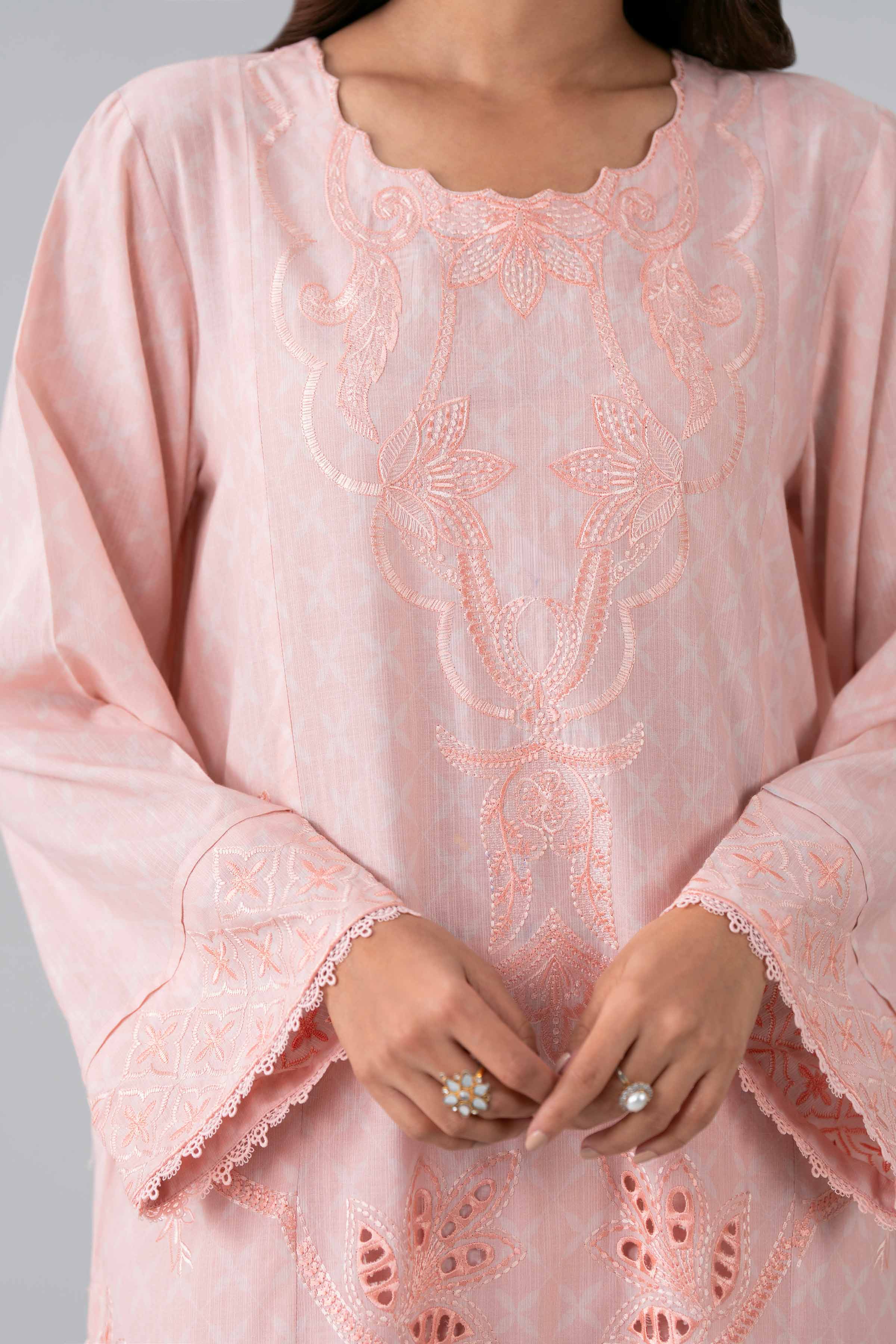 3 Piece - Embroidered Suit - PE26-525