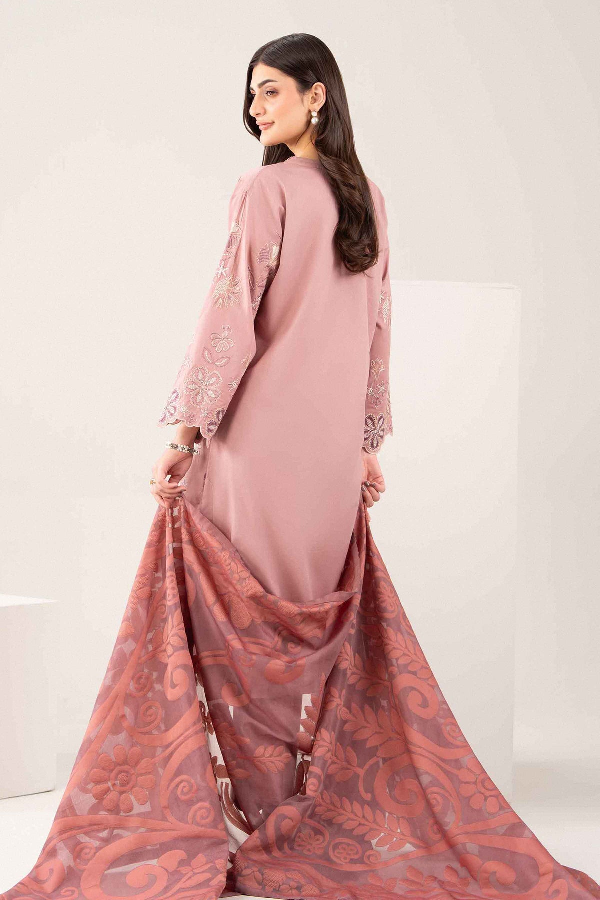 3 Piece - Embroidered Suit - PE26-548
