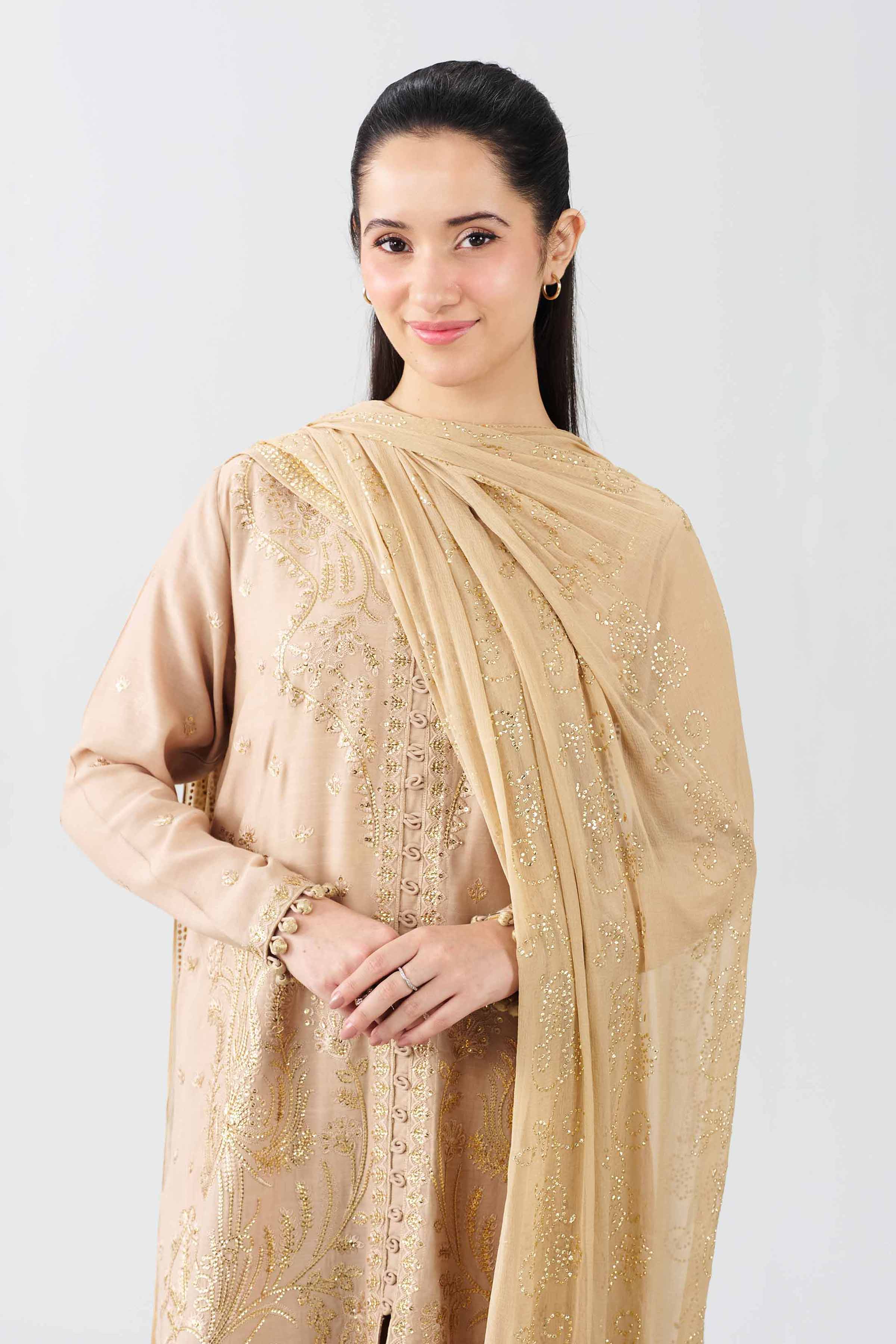 3 Piece - Embroidered Suit - PE26-600
