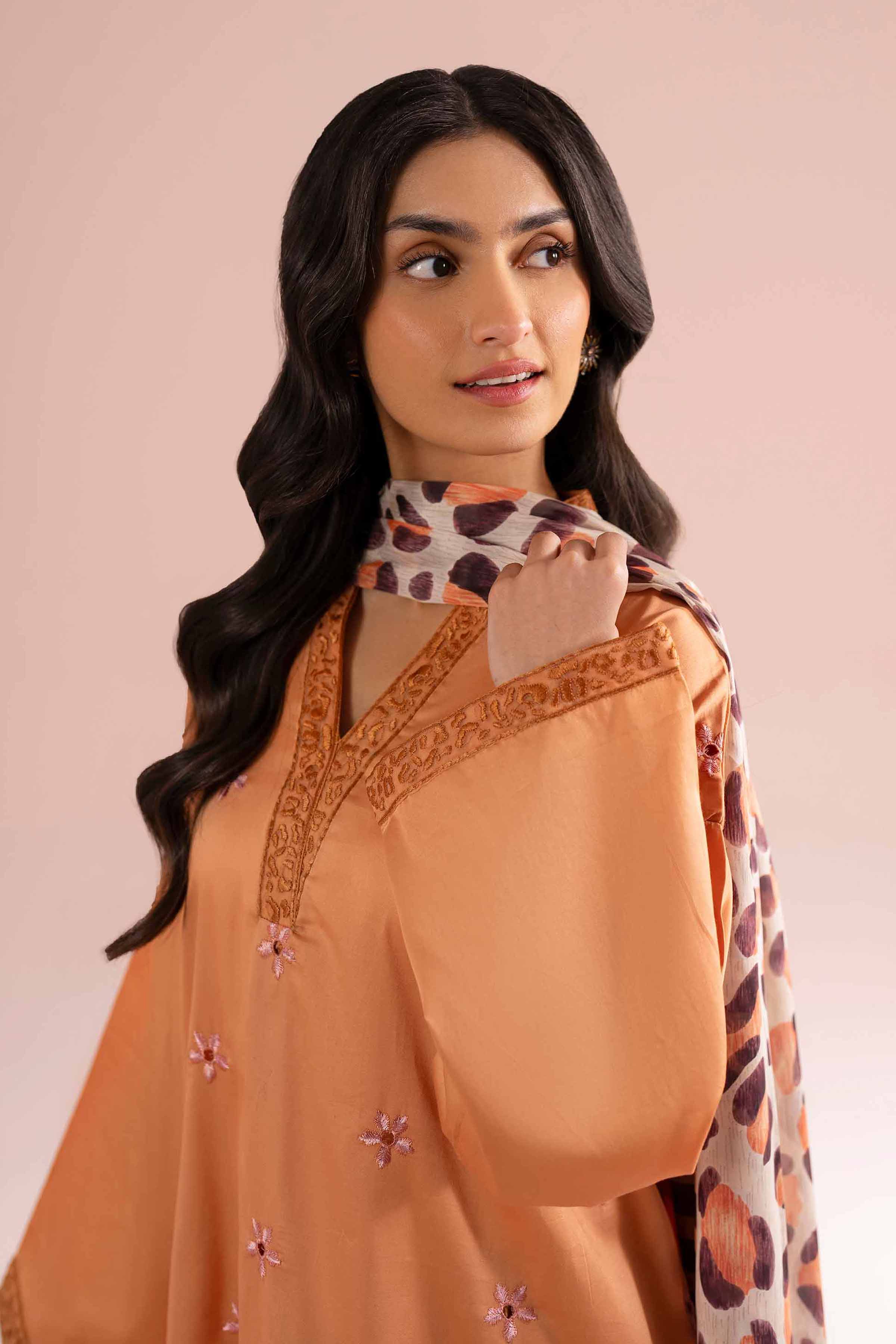 3 Piece - Embroidered Suit - PE26-62 for Women - Pret Collection | Nishat | Shop Online