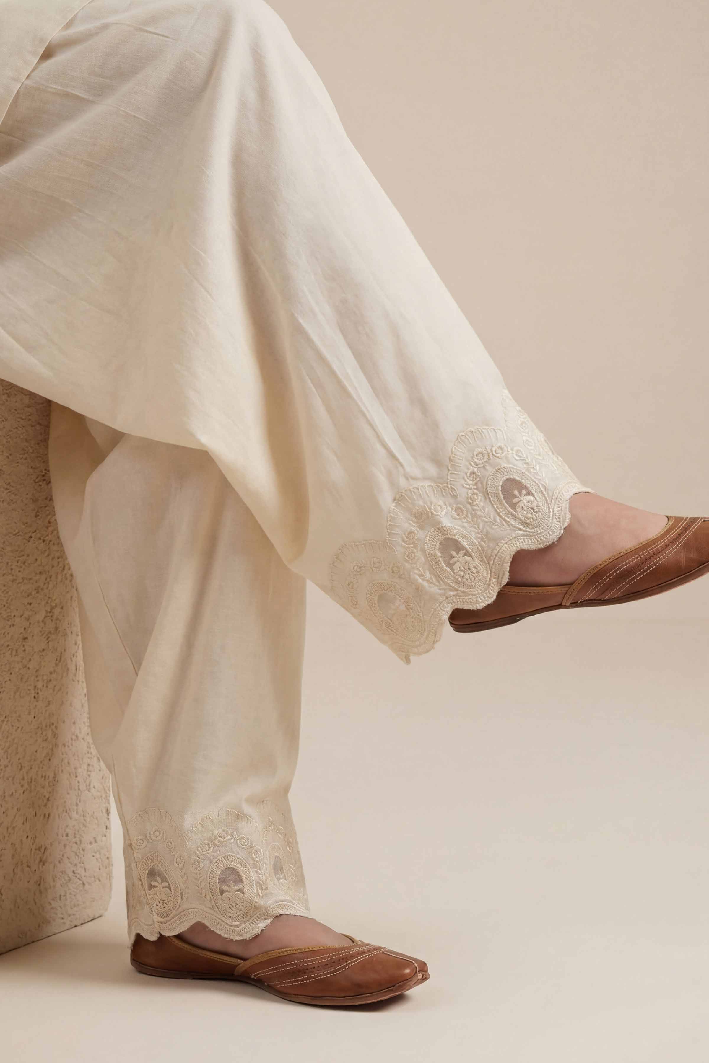 Embroidered Shalwar - PE26-641 for Women - Pret Collection | Nishat | Shop Online