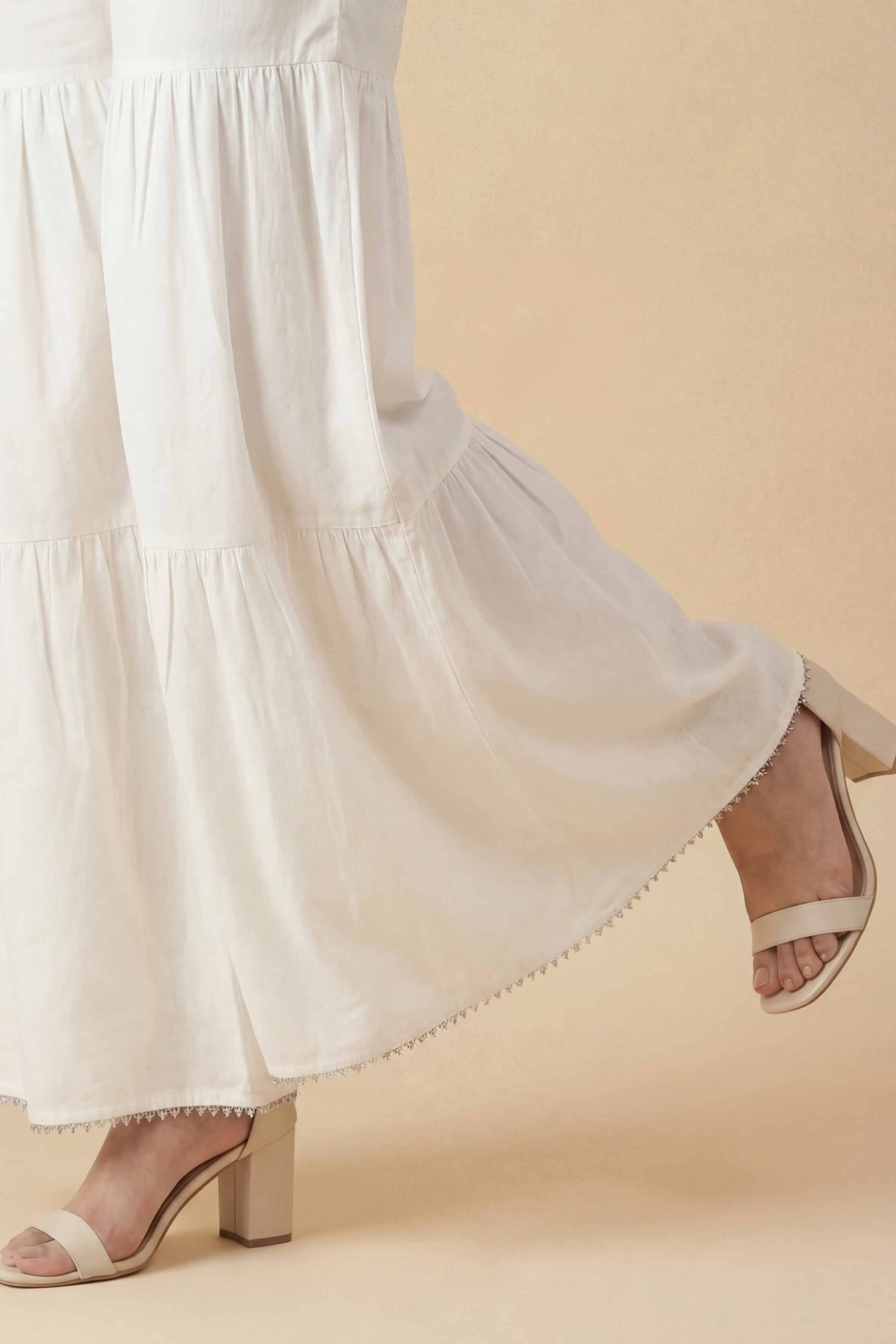 Basic Sharara - PE26-650 for Women - Pret Collection | Nishat | Shop Online