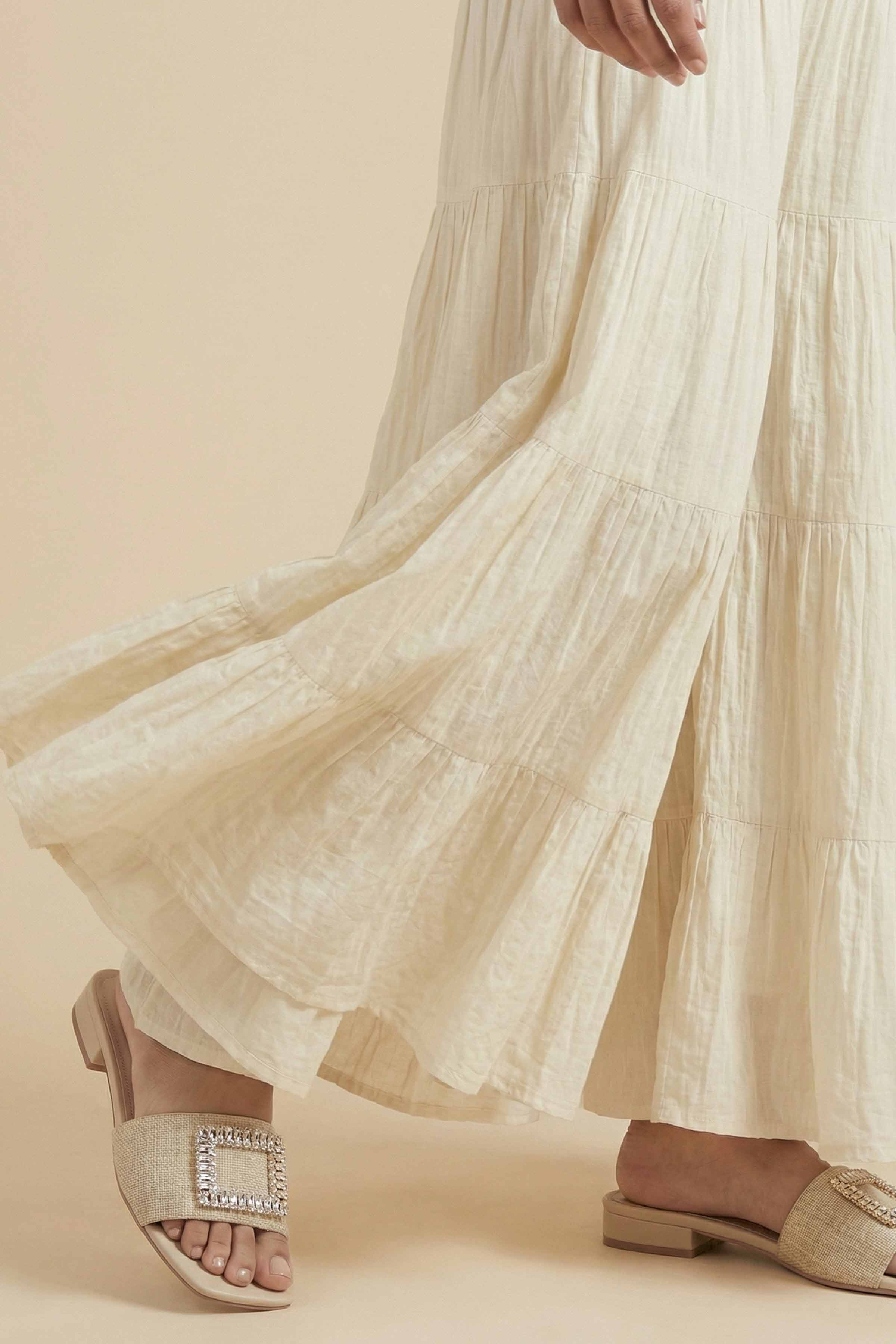 Basic Sharara - PE26-653 for Women - Pret Collection | Nishat | Shop Online