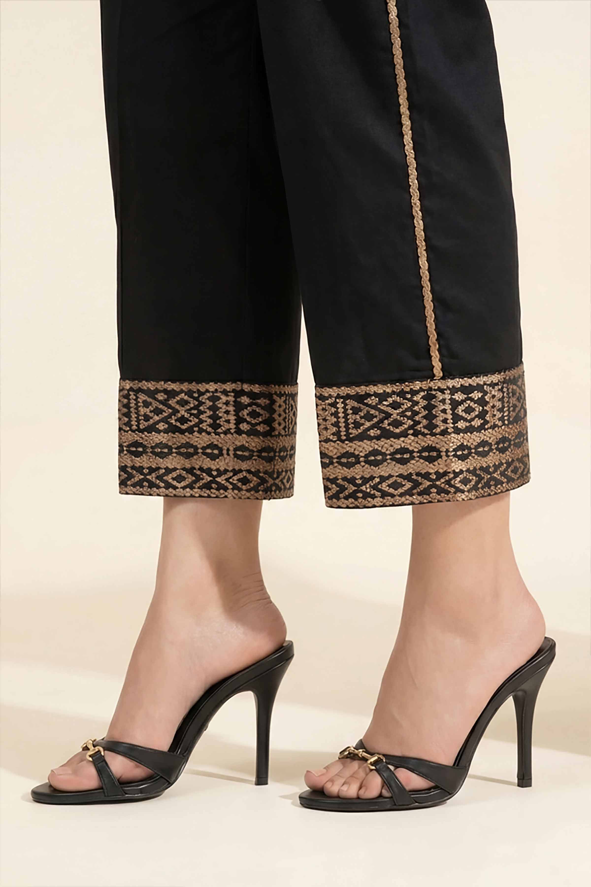 Embroidered Trousers - PE26-660 for Women - Pret Collection | Nishat | Shop Online