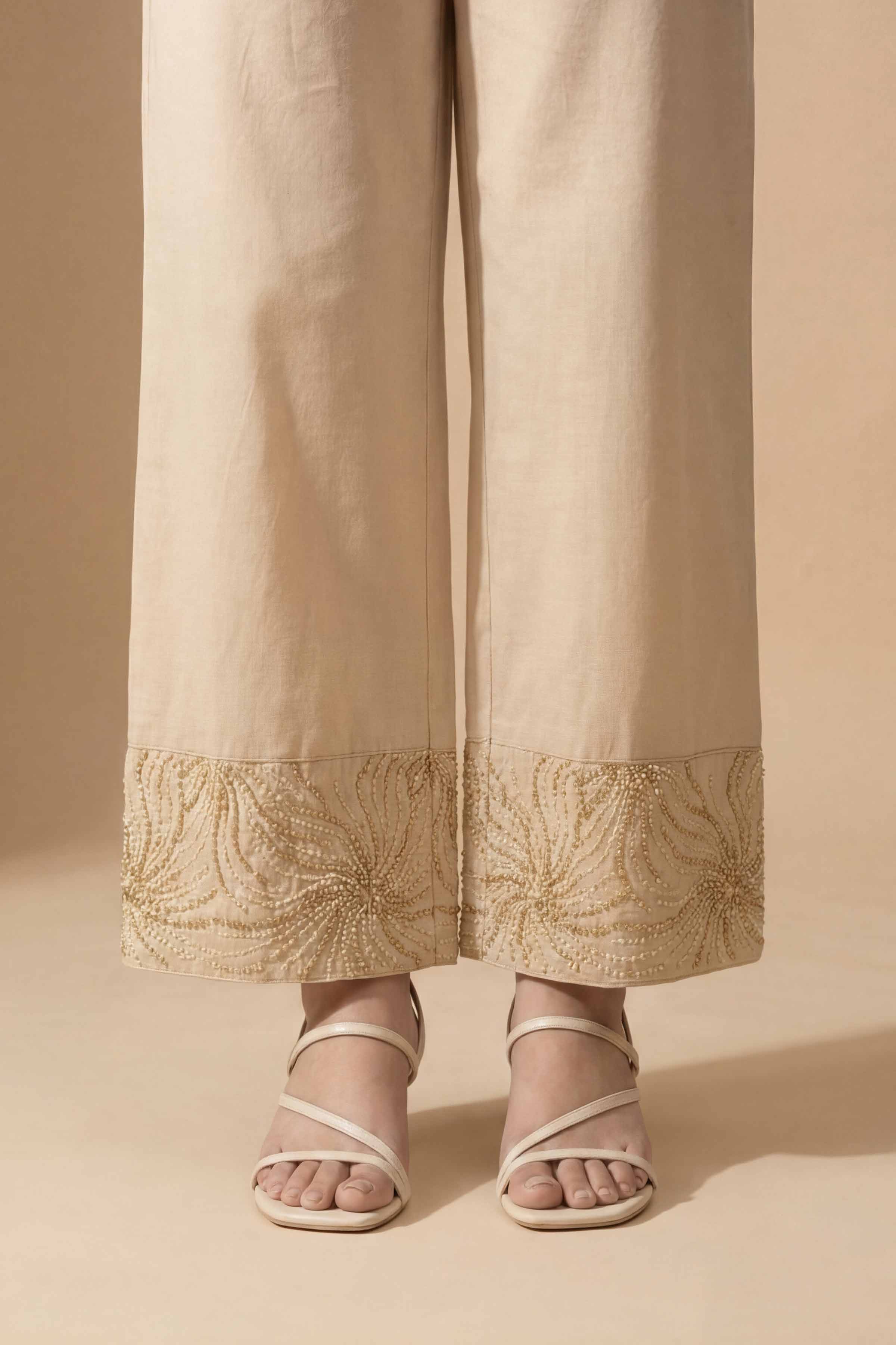 Embroidered Trousers - PE26-661 for Women - Pret Collection | Nishat | Shop Online