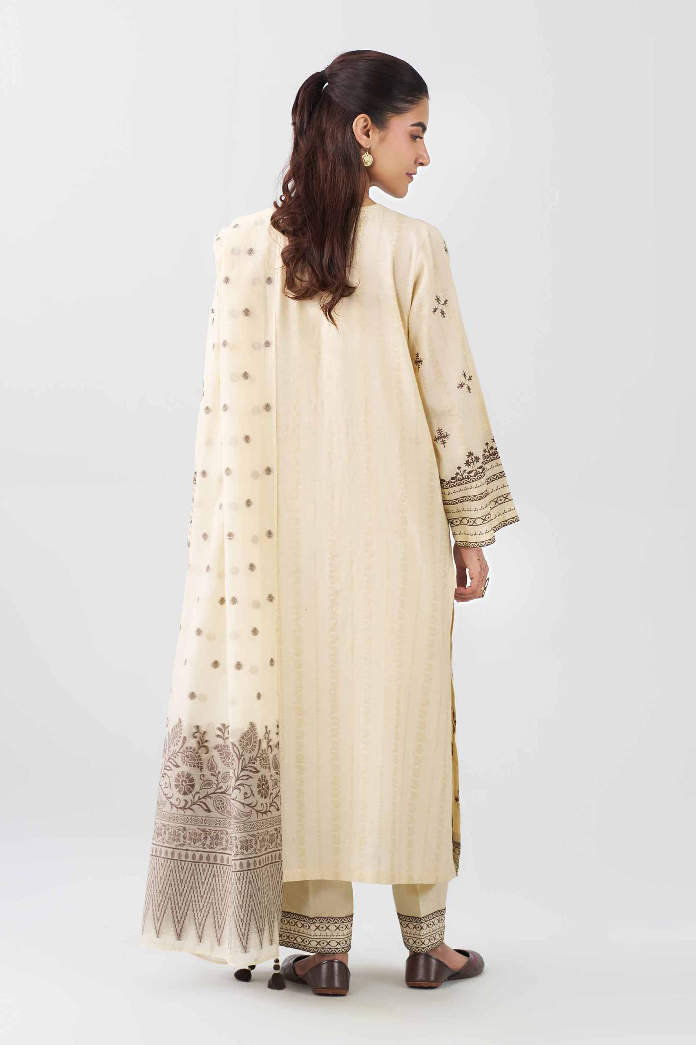 3 Piece - Embroidered Suit - PE26-71