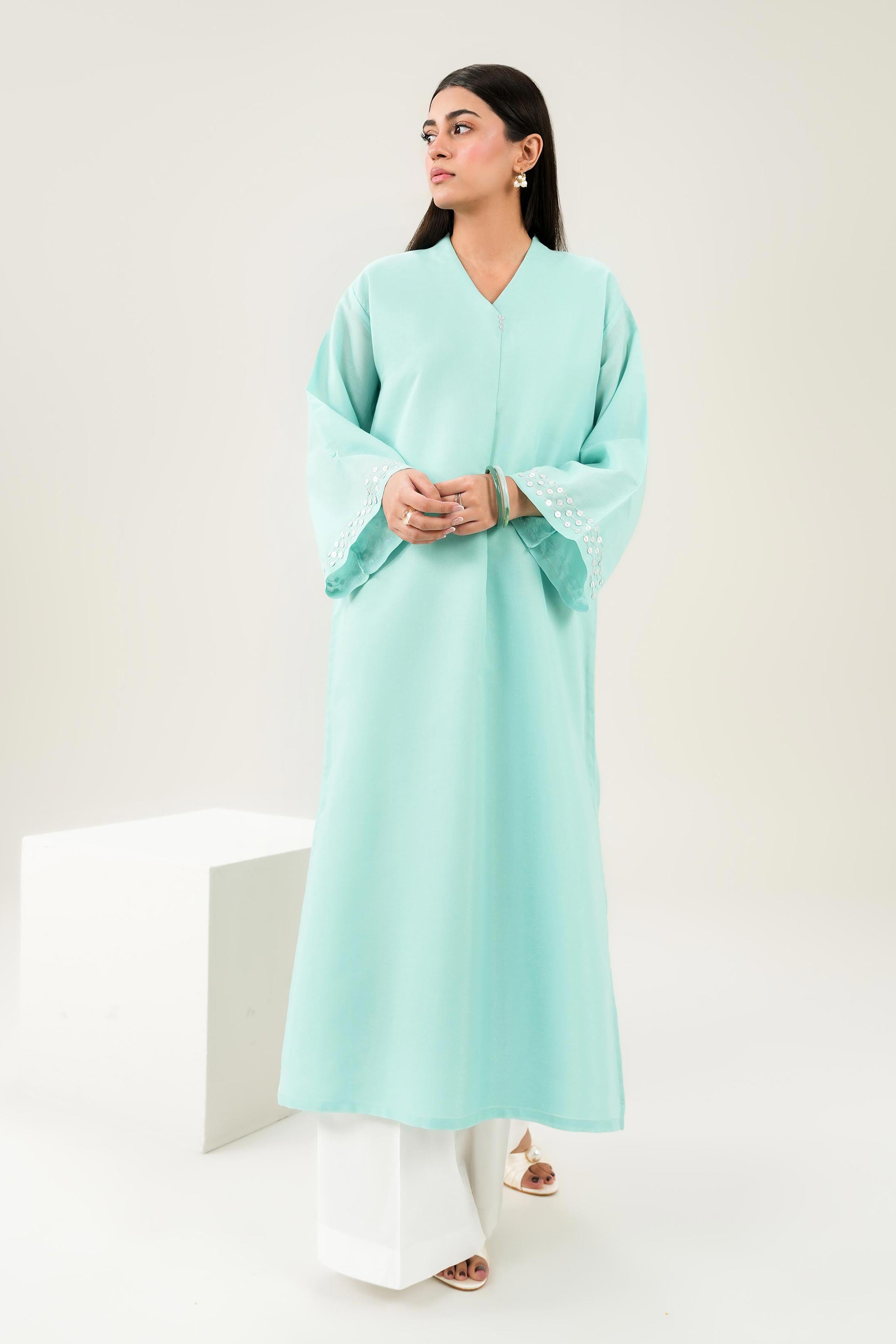 Embroidered Shirt - PE26-83 for Women - Pret Collection | Nishat | Shop Online