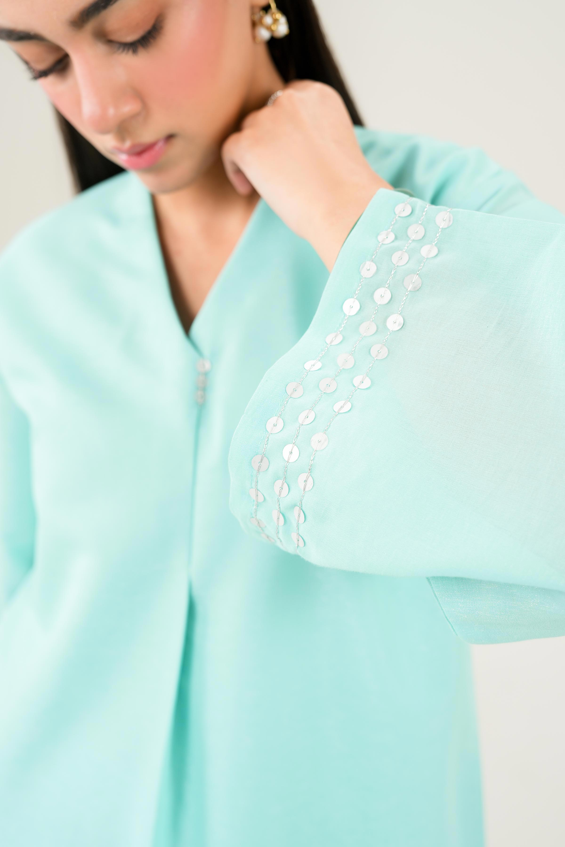 Embroidered Shirt - PE26-83 for Women - Pret Collection | Nishat | Shop Online