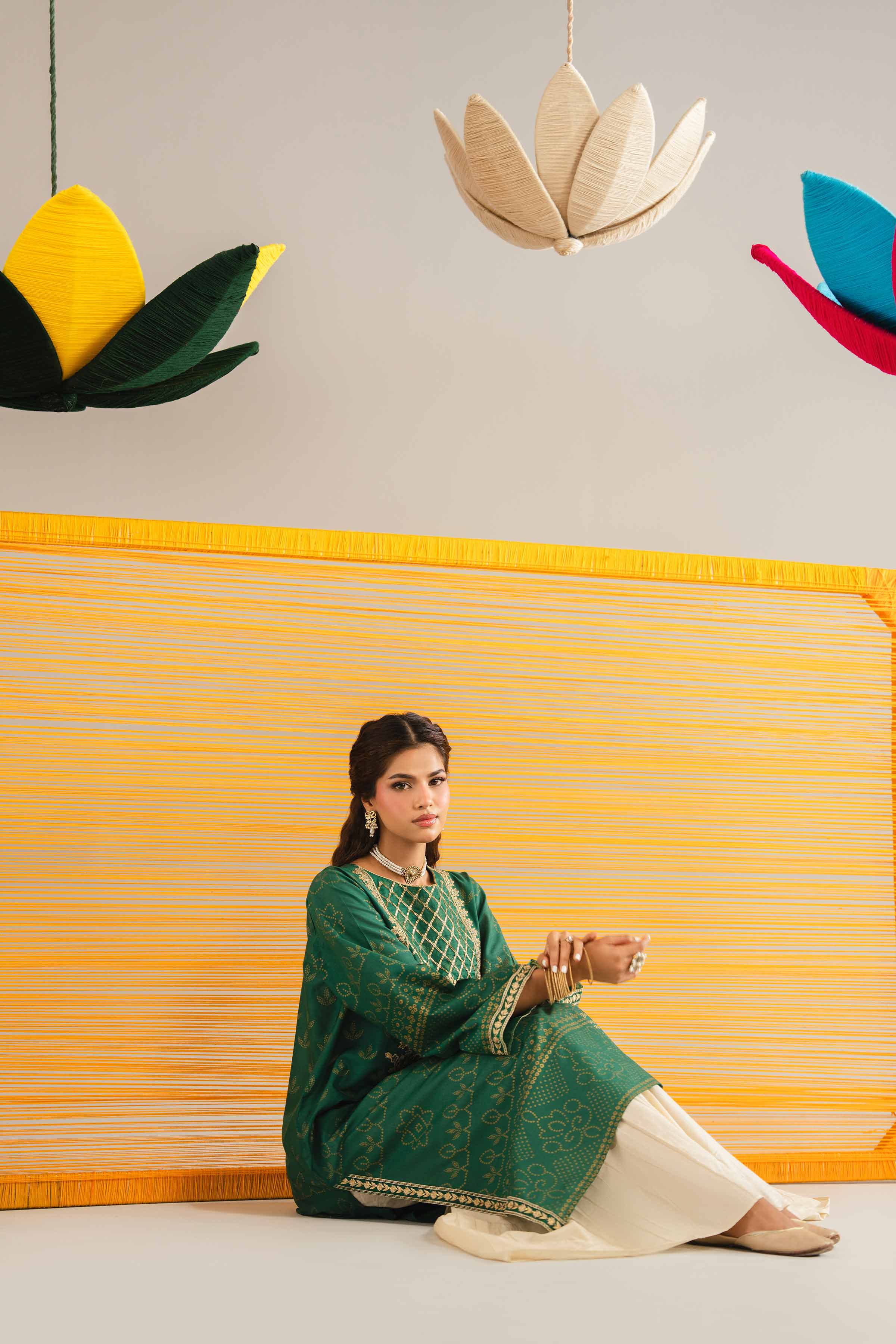 Printed Embroidered Shirt - PE26-87