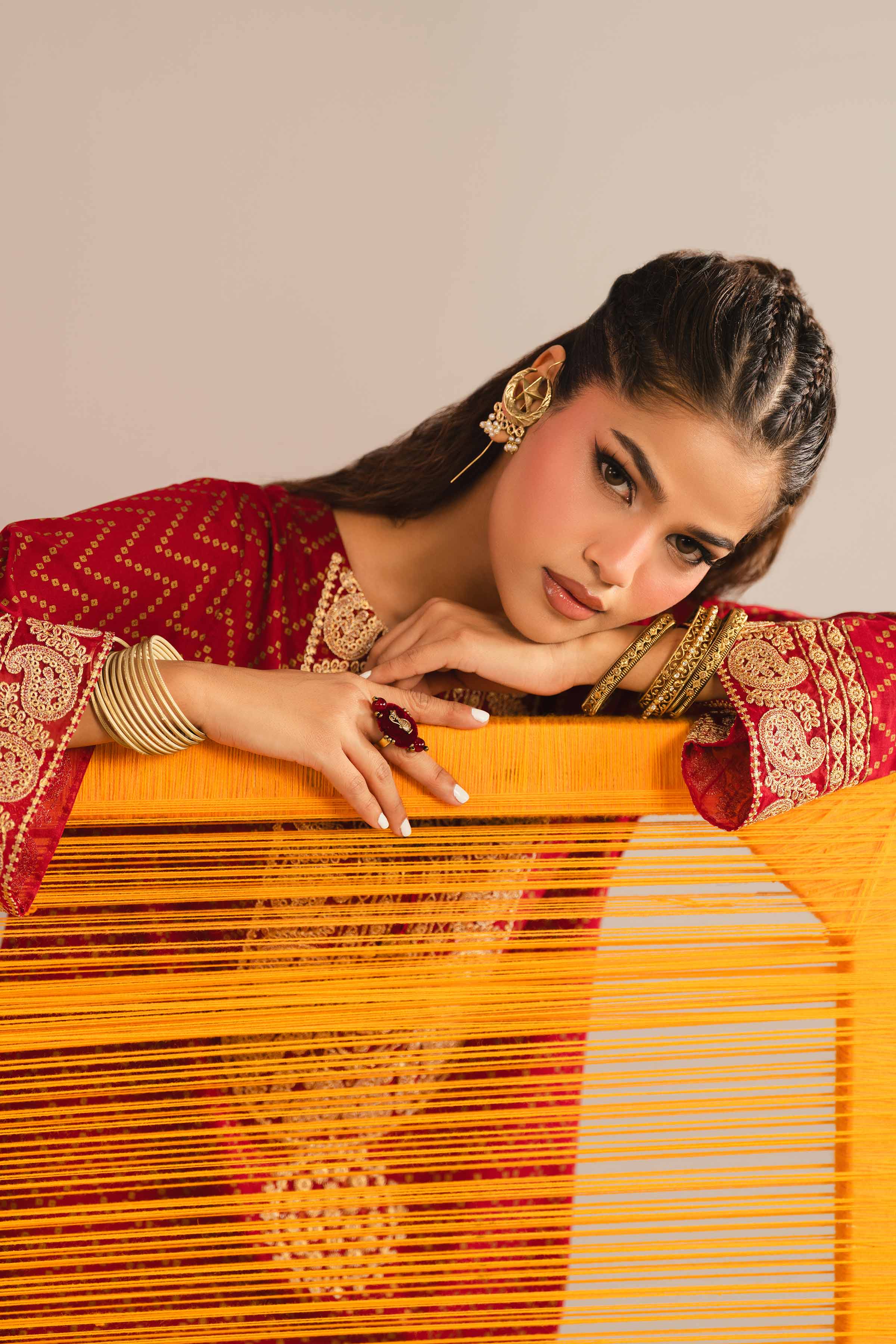 Printed Embroidered Shirt - PE26-90