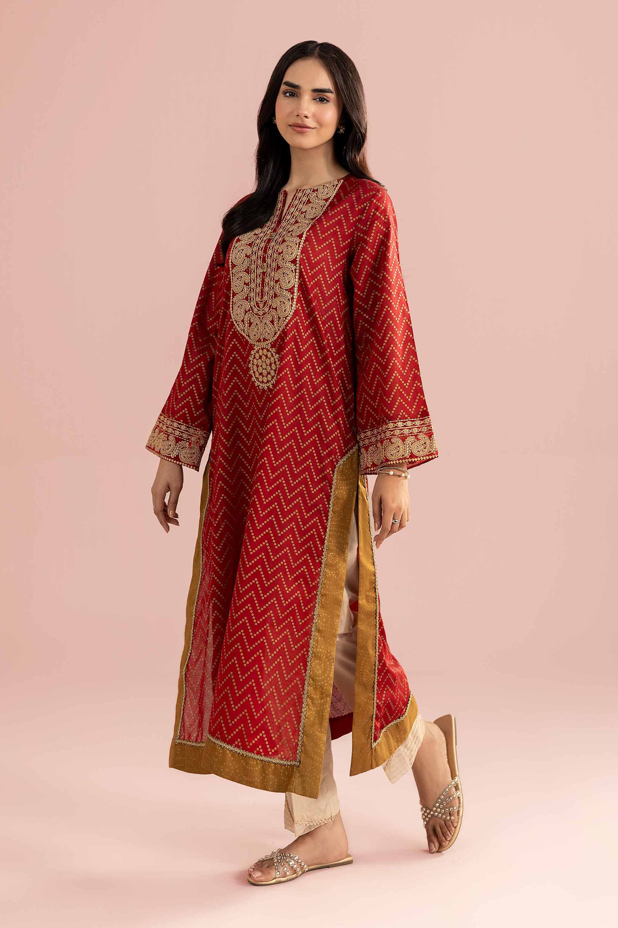 Printed Embroidered Shirt - PE26-90