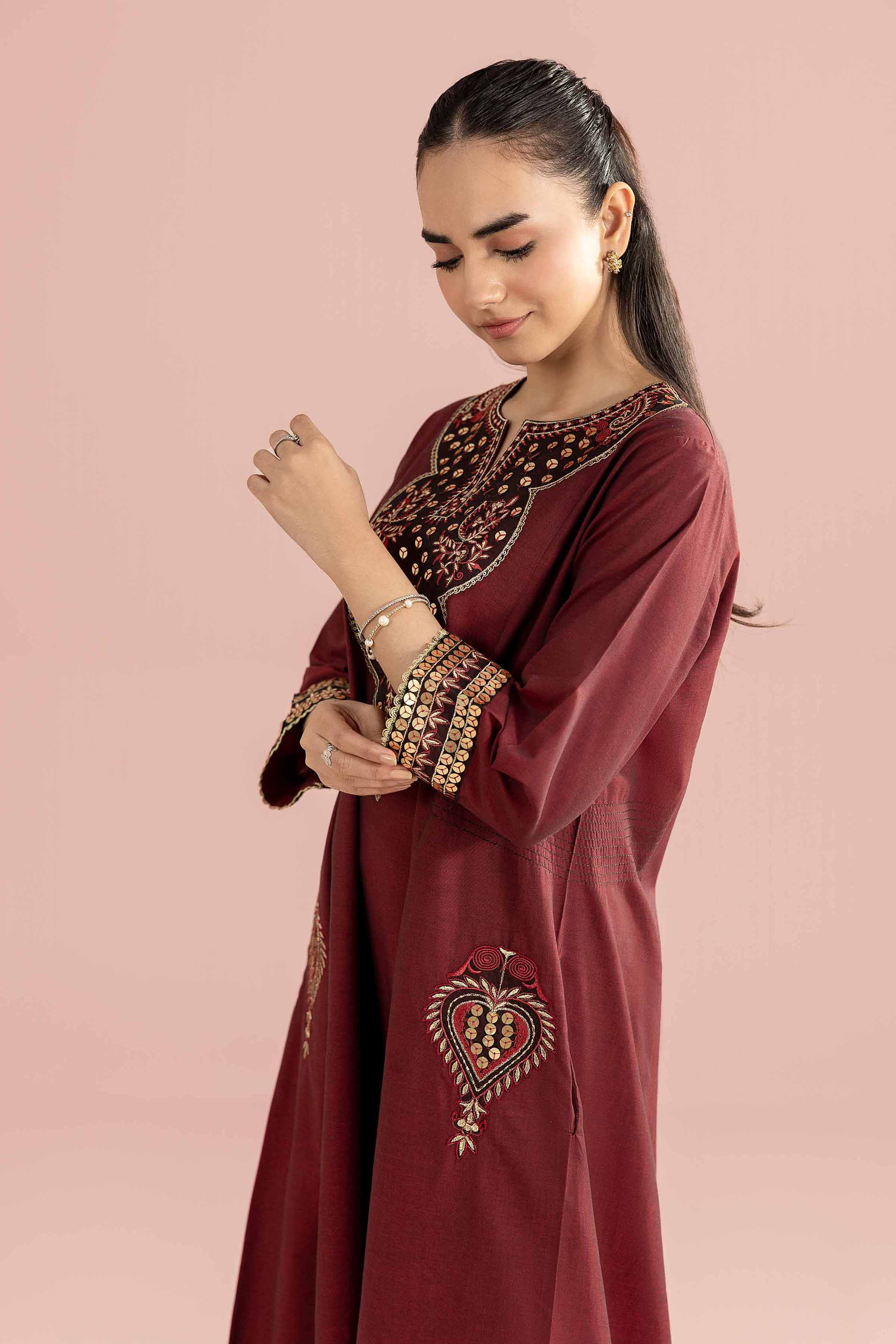 Embroidered Shirt - PE26-97 for Women - Pret Collection | Nishat | Shop Online