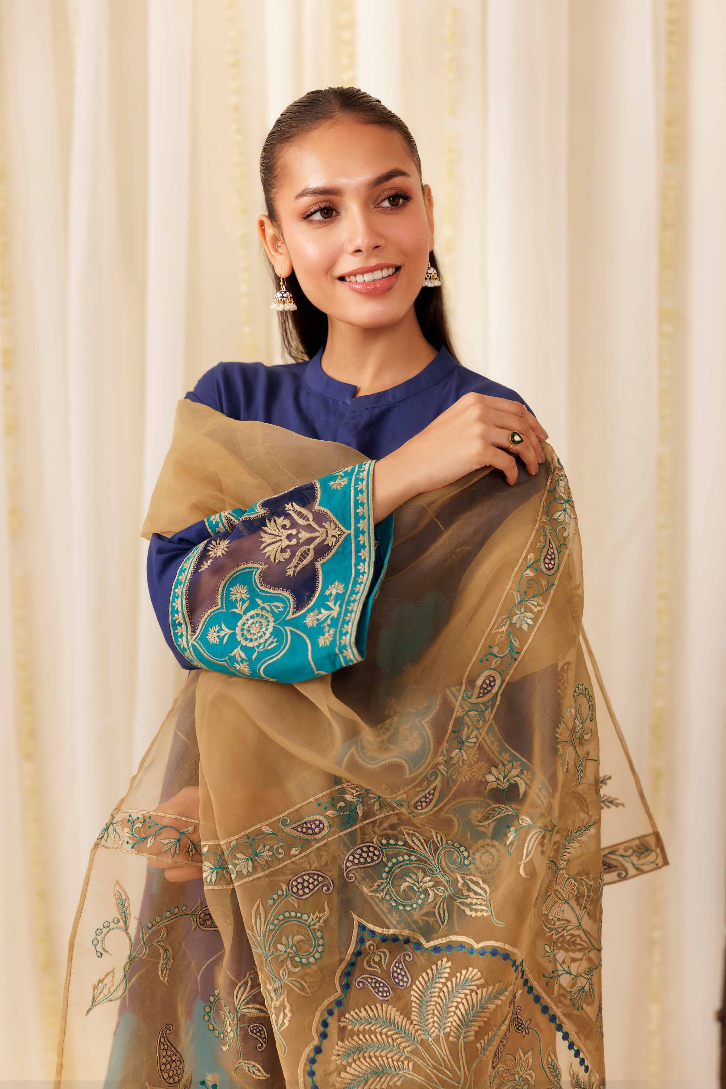 3 Piece - Embroidered Suit - PFE25-42 for Women - Pret Collection | Nishat | Shop Online