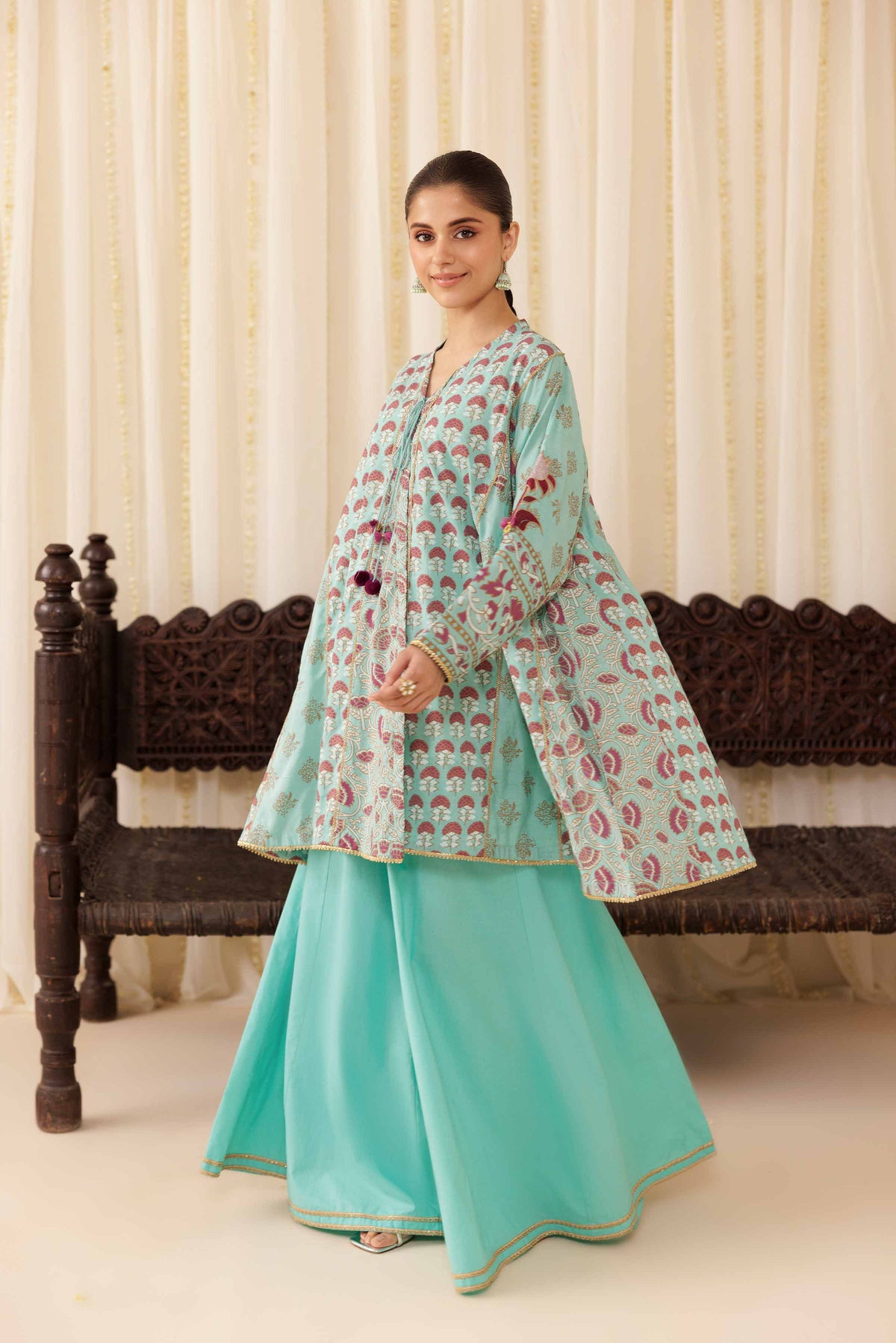 2 Piece - Printed Embroidered Suit - PFE25-47 for Women - Pret Collection | Nishat | Shop Online