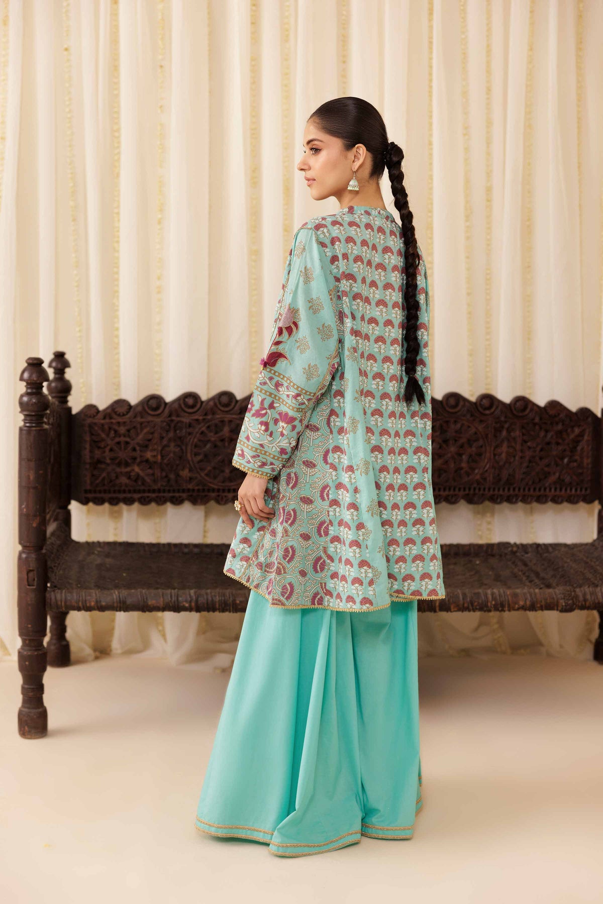 2 Piece - Printed Embroidered Suit - PFE25-47 for Women - Pret Collection | Nishat | Shop Online