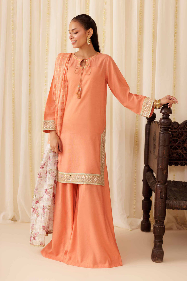 3 Piece - Basic Suit - PFE25-53 for Women - Pret Collection | Nishat | Shop Online